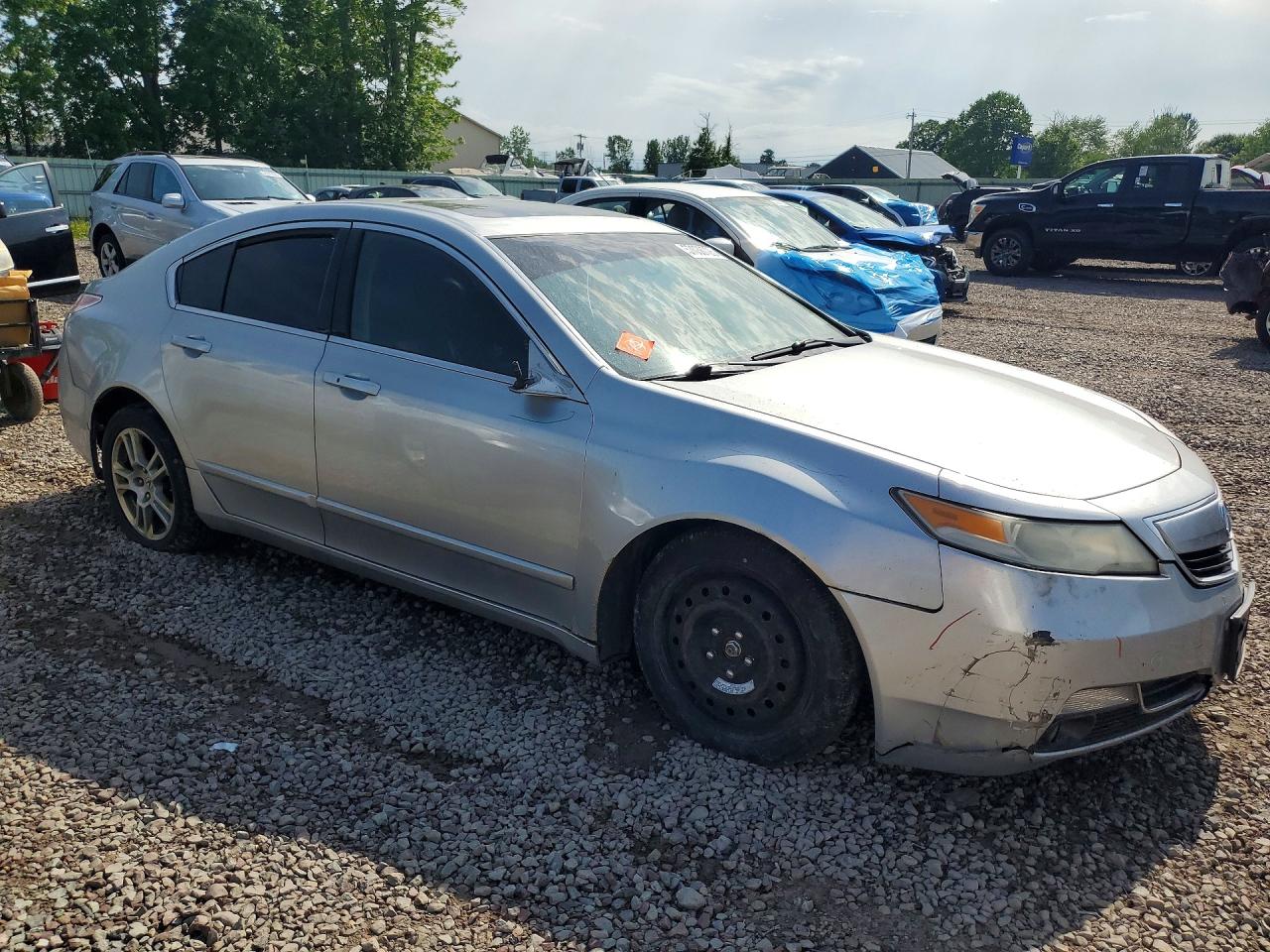 2012 Acura Tl Silver vin: 19UUA8F51CA033282