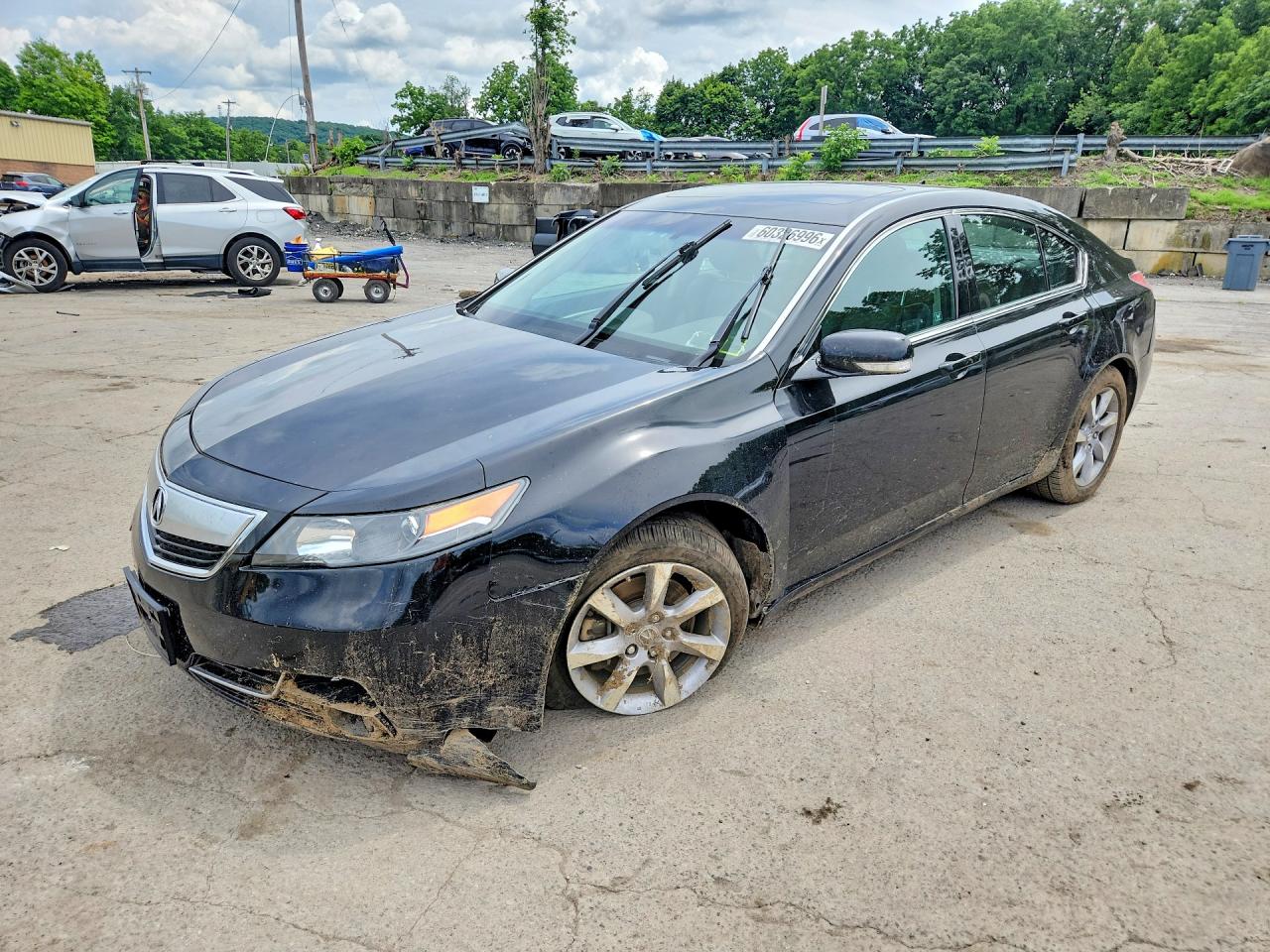 2012 Acura Tl Black vin: 19UUA8F51CA039700