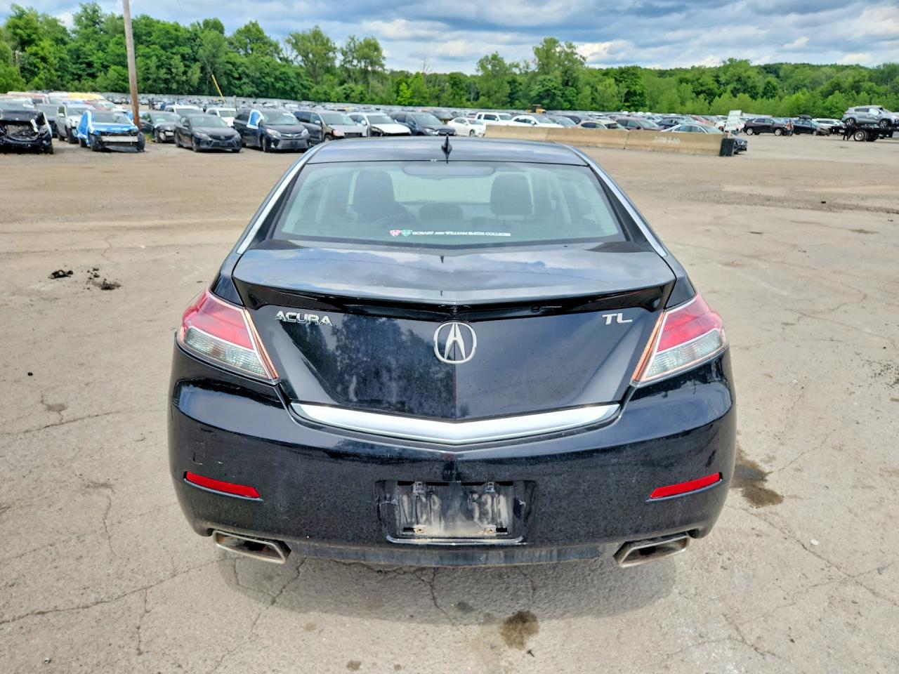 2012 Acura Tl Black vin: 19UUA8F51CA039700