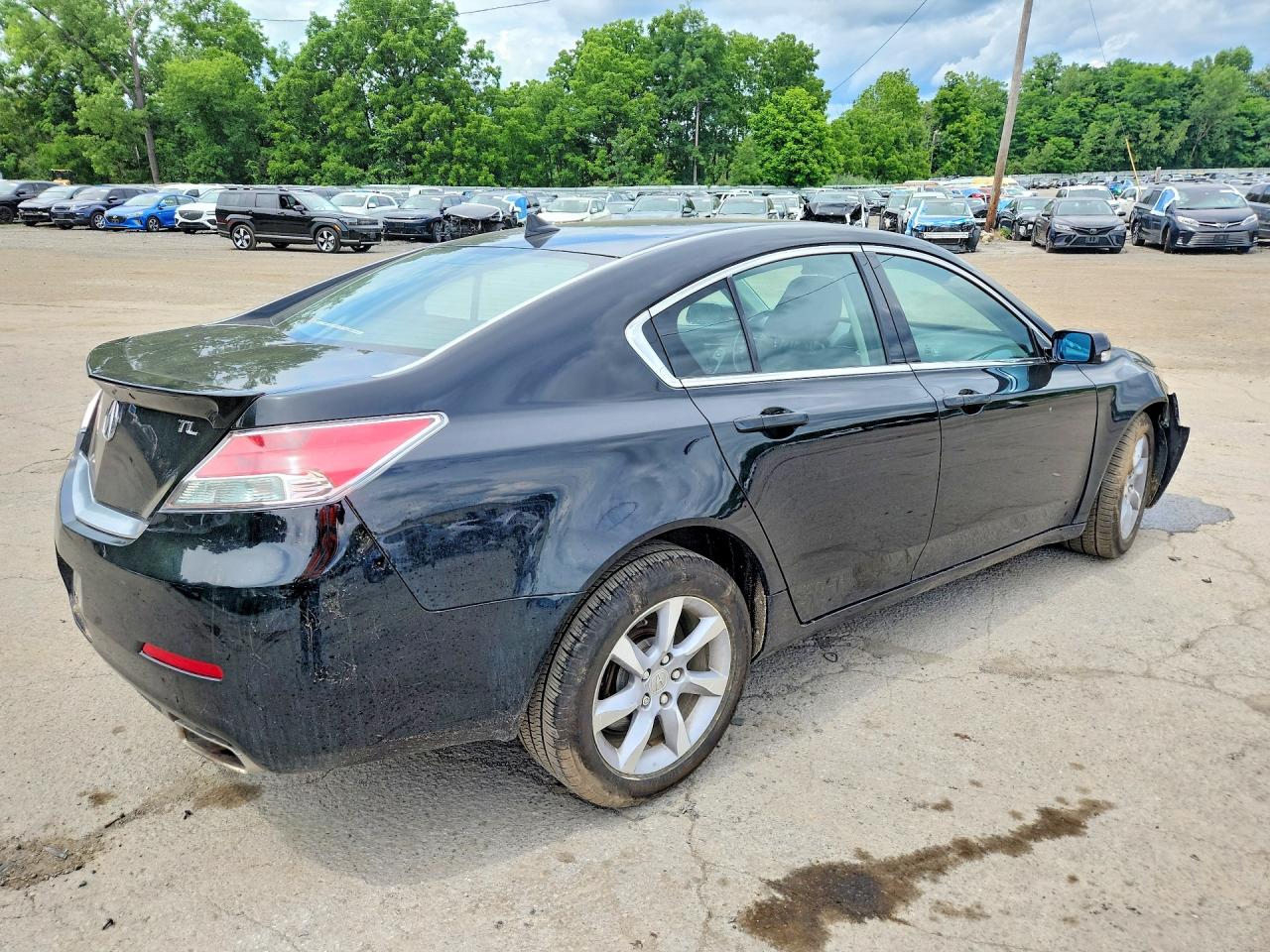 2012 Acura Tl Black vin: 19UUA8F51CA039700