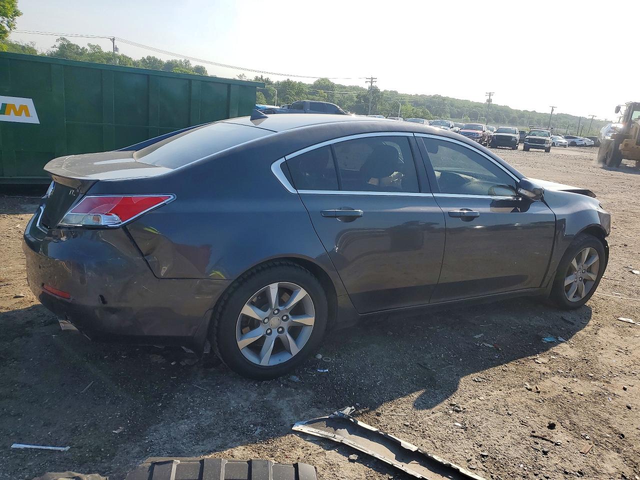 2012 Acura Tl Gray vin: 19UUA8F51CA040295