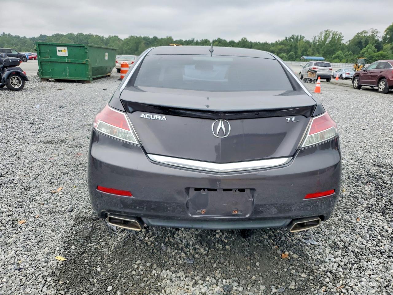 2012 Acura Tl Gray vin: 19UUA8F51CA040328