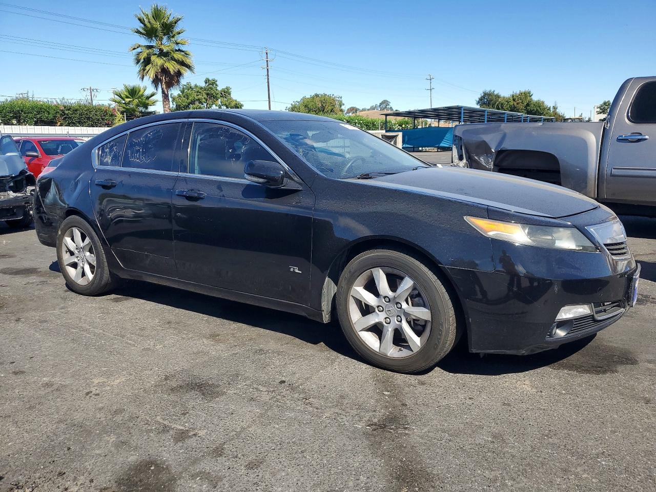 2013 Acura Tl Tech Черный vin: 19UUA8F51DA000171