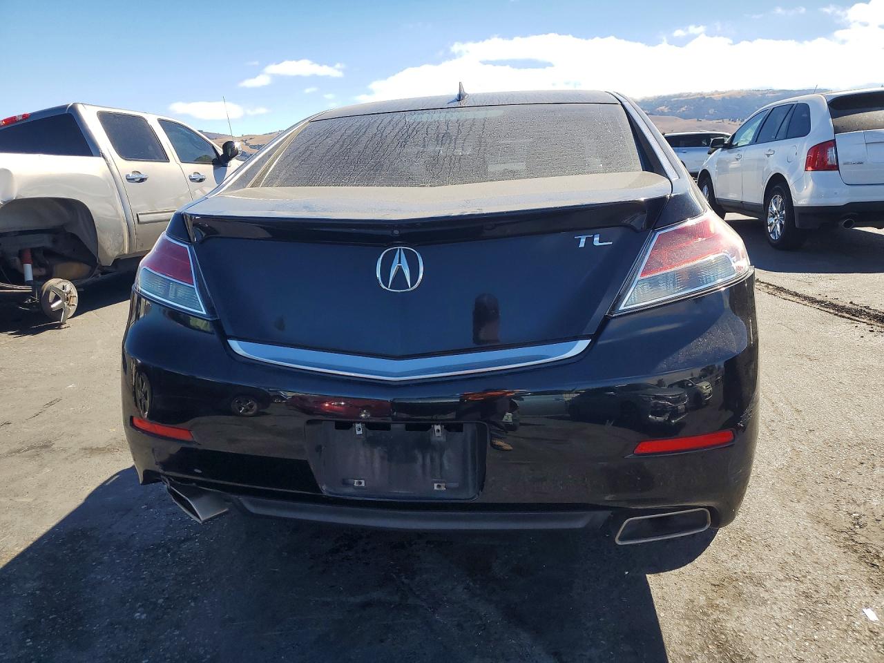 2013 Acura Tl Tech Черный vin: 19UUA8F51DA000171