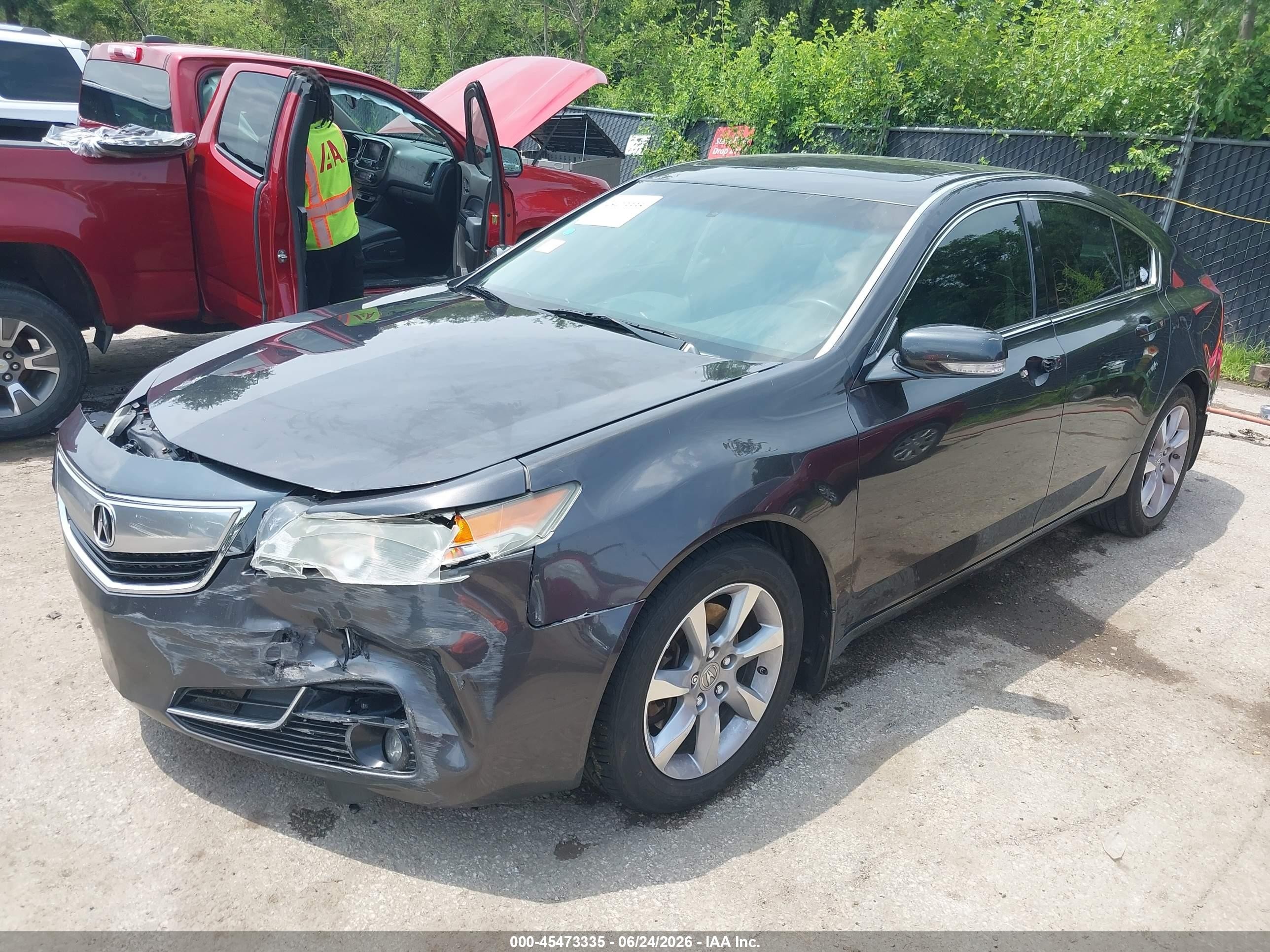 2013 Acura Tl 3.5 Gray vin: 19UUA8F51DA012126