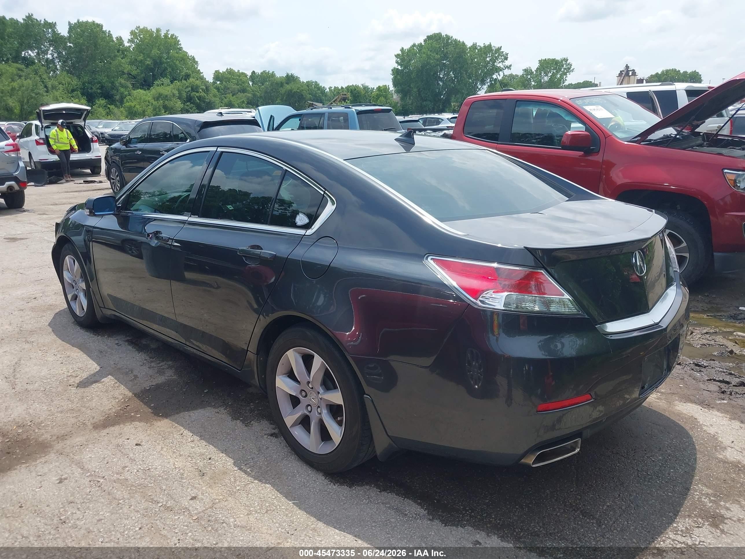 2013 Acura Tl 3.5 Gray vin: 19UUA8F51DA012126