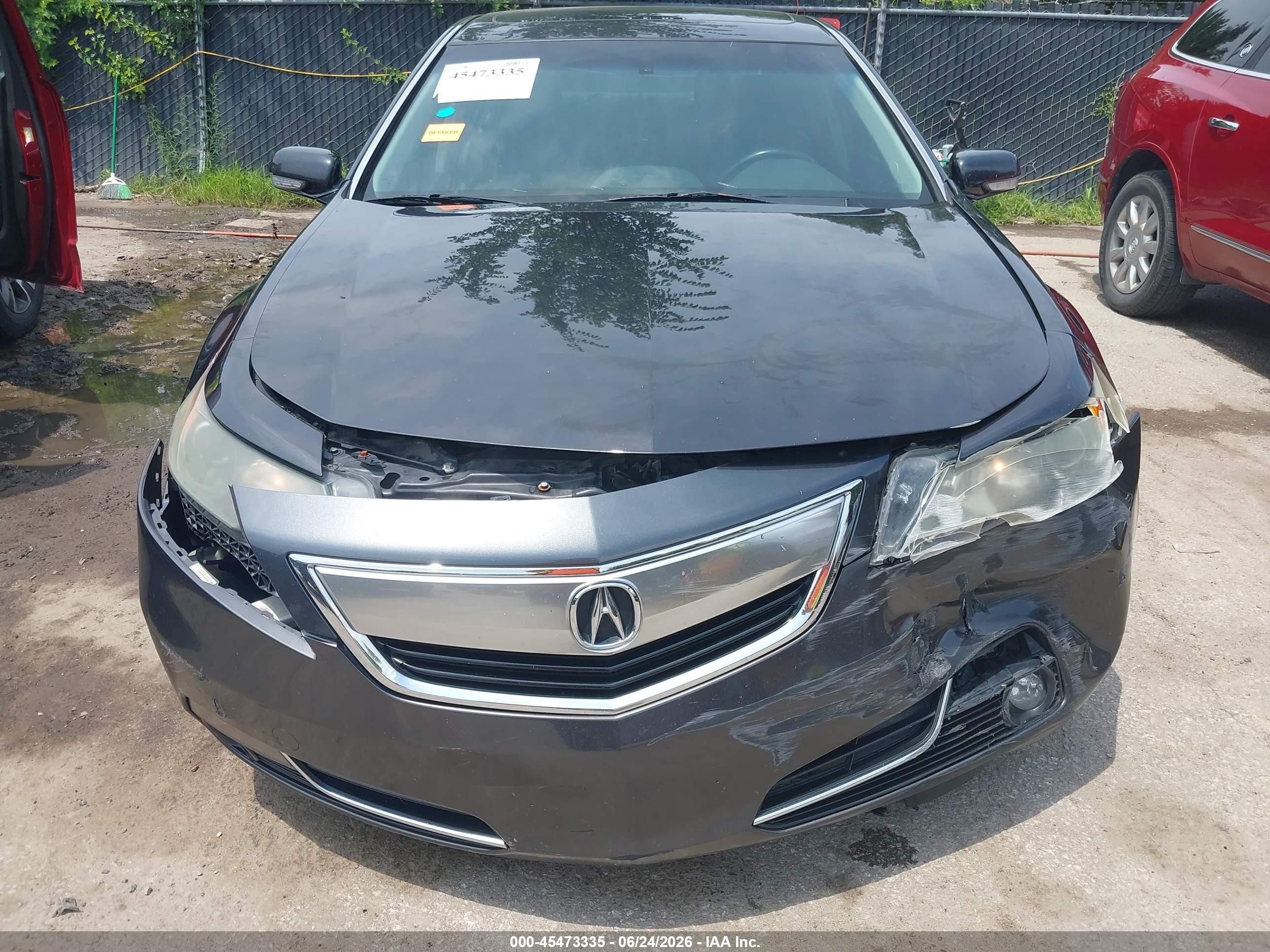 2013 Acura Tl 3.5 Gray vin: 19UUA8F51DA012126