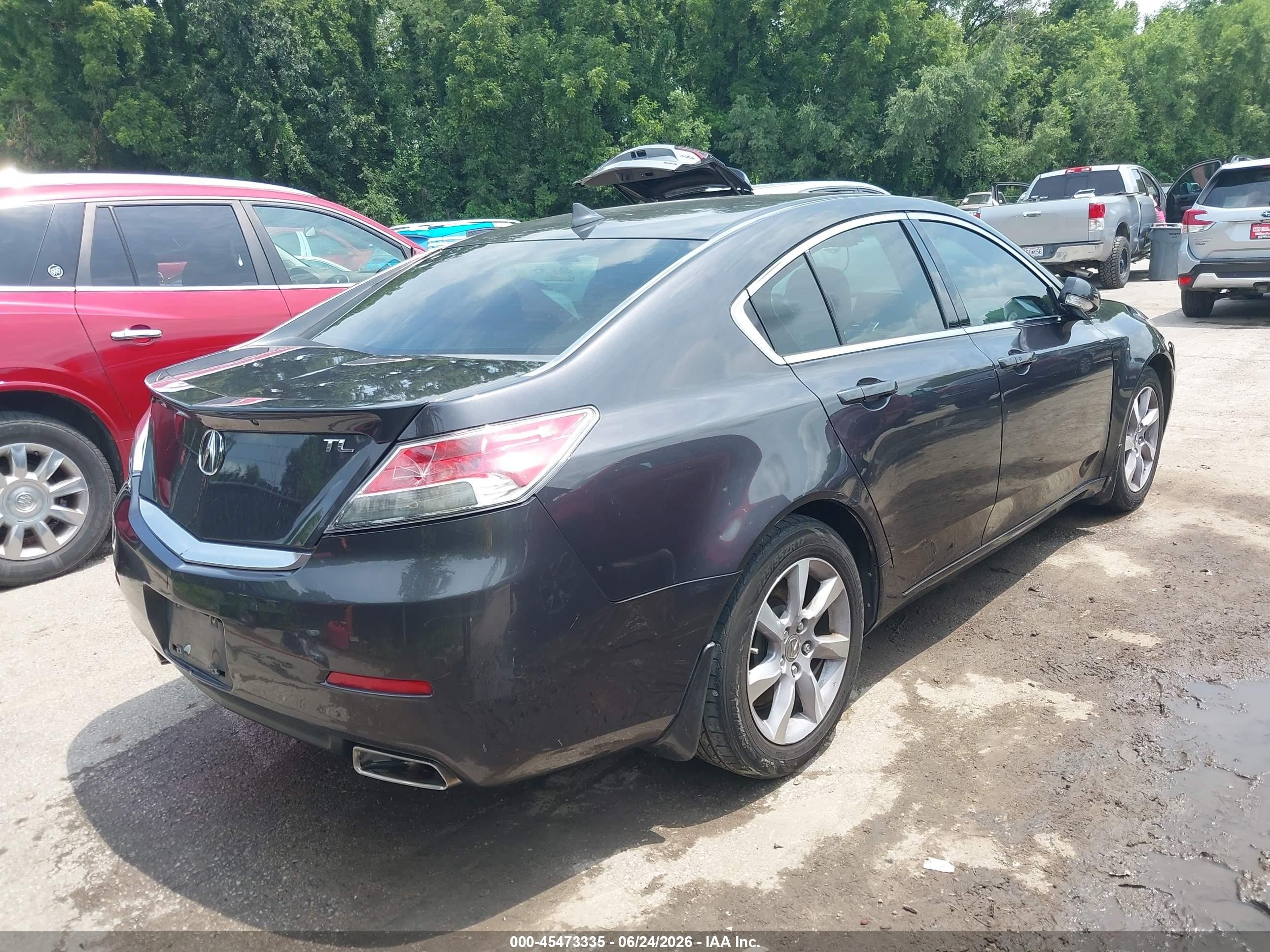2013 Acura Tl 3.5 Gray vin: 19UUA8F51DA012126