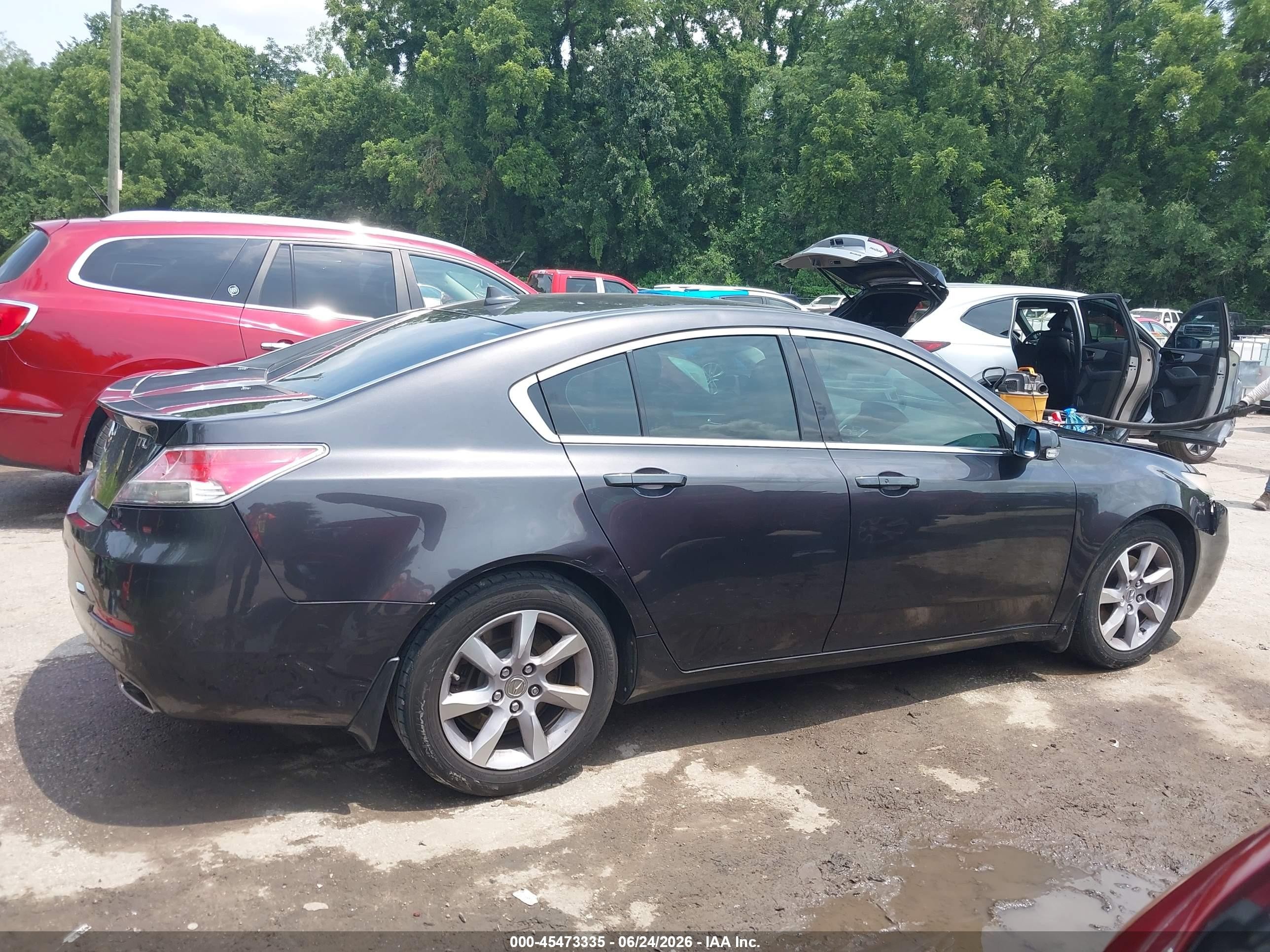 2013 Acura Tl 3.5 Gray vin: 19UUA8F51DA012126