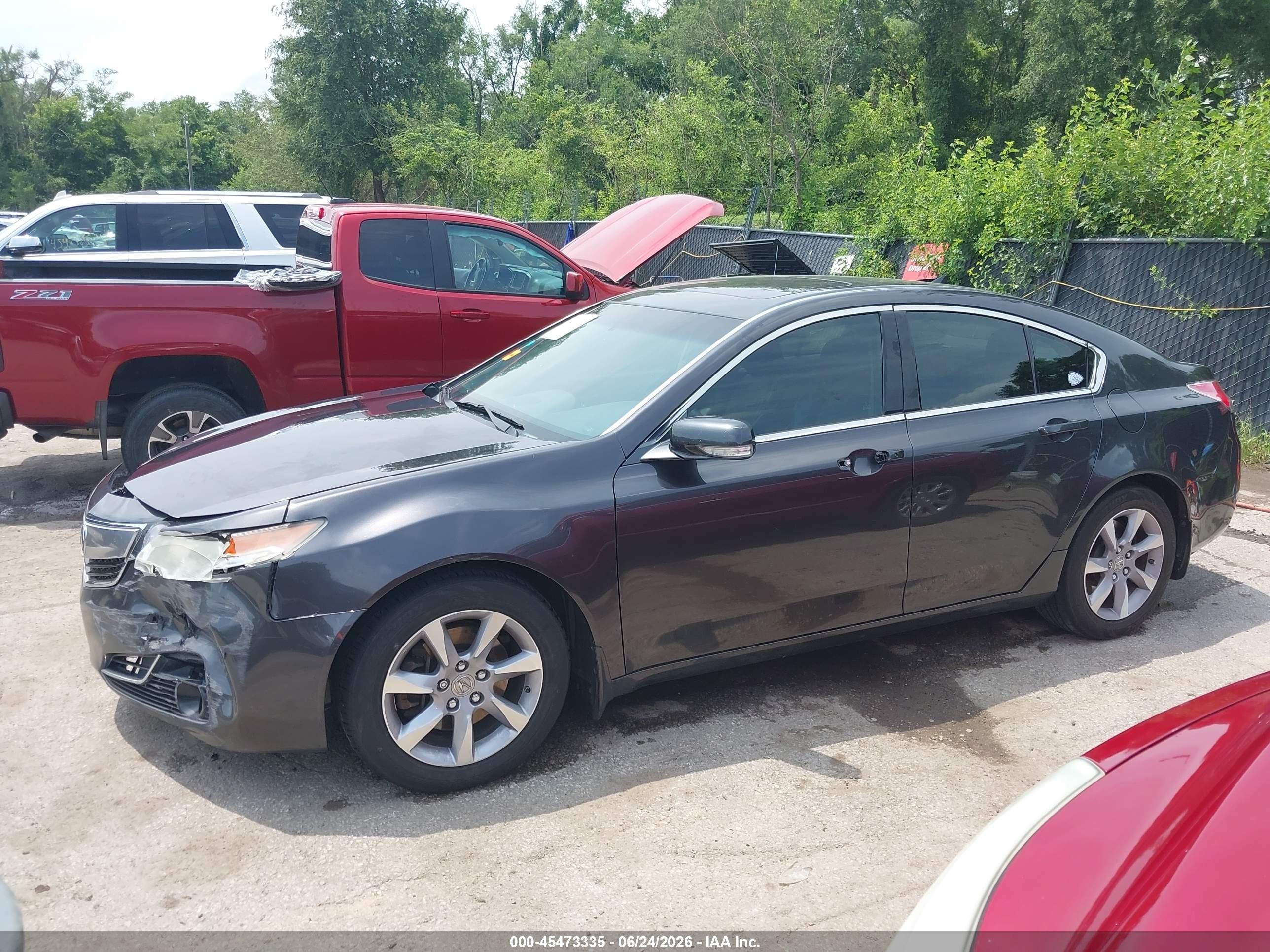 2013 Acura Tl 3.5 Gray vin: 19UUA8F51DA012126