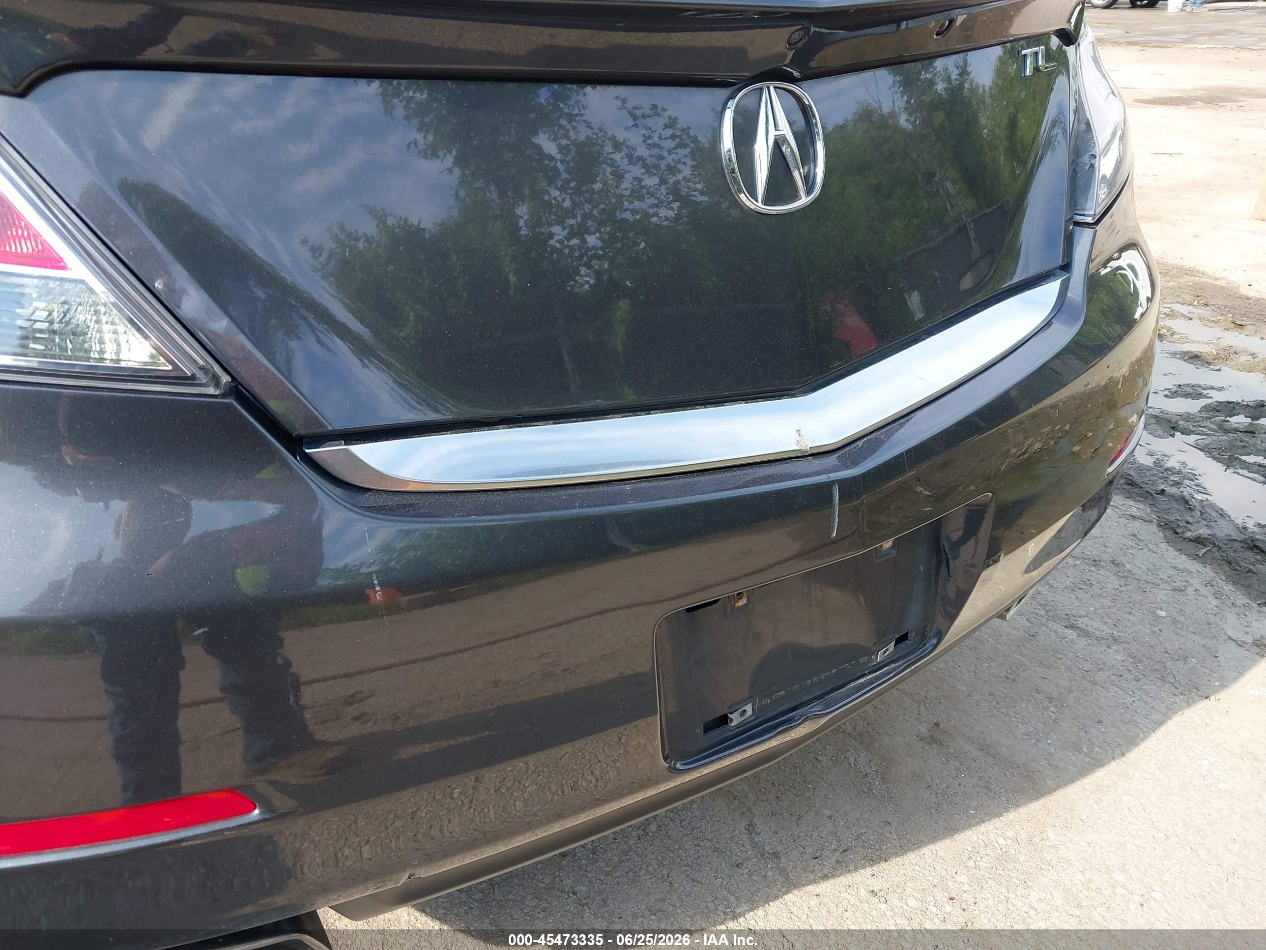 2013 Acura Tl 3.5 Gray vin: 19UUA8F51DA012126