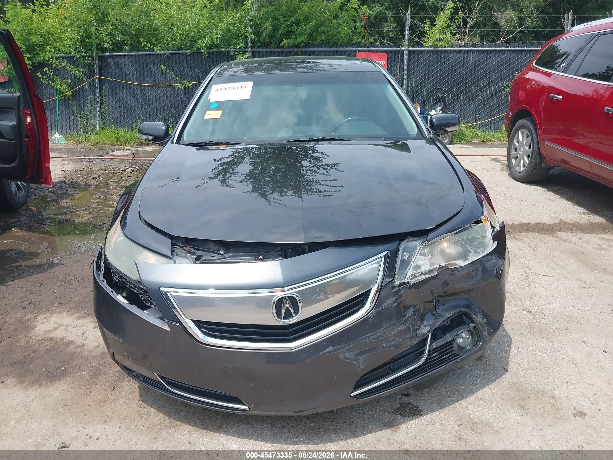 2013 Acura Tl 3.5 Gray vin: 19UUA8F51DA012126