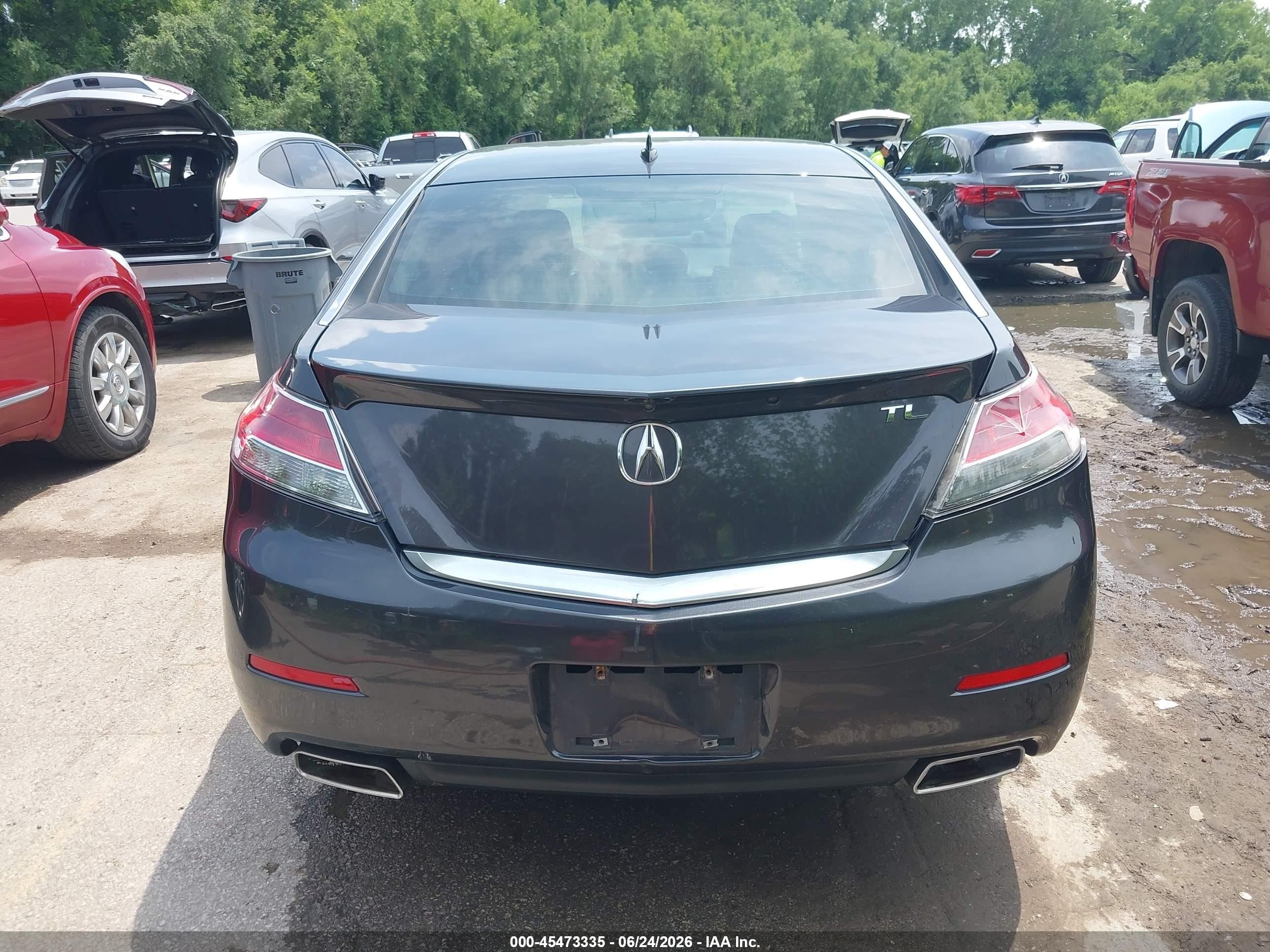 2013 Acura Tl 3.5 Gray vin: 19UUA8F51DA012126
