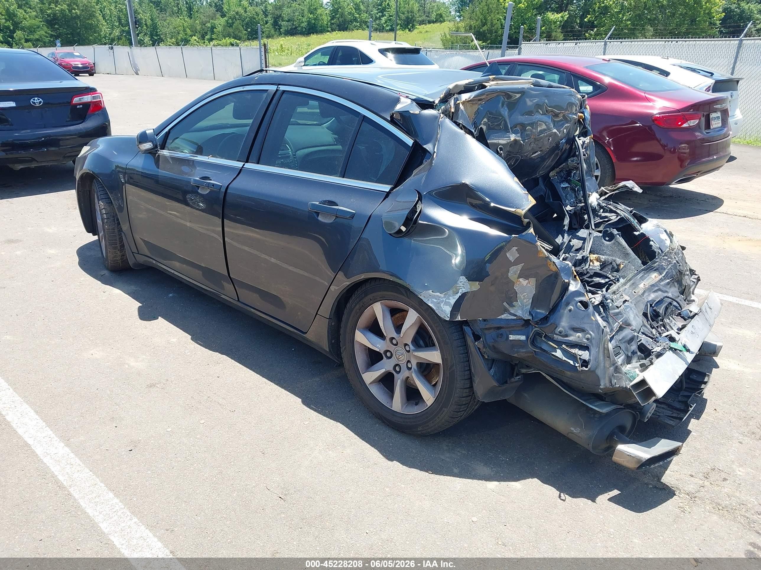 2013 Acura Tl 3.5 Gray vin: 19UUA8F51DA014930