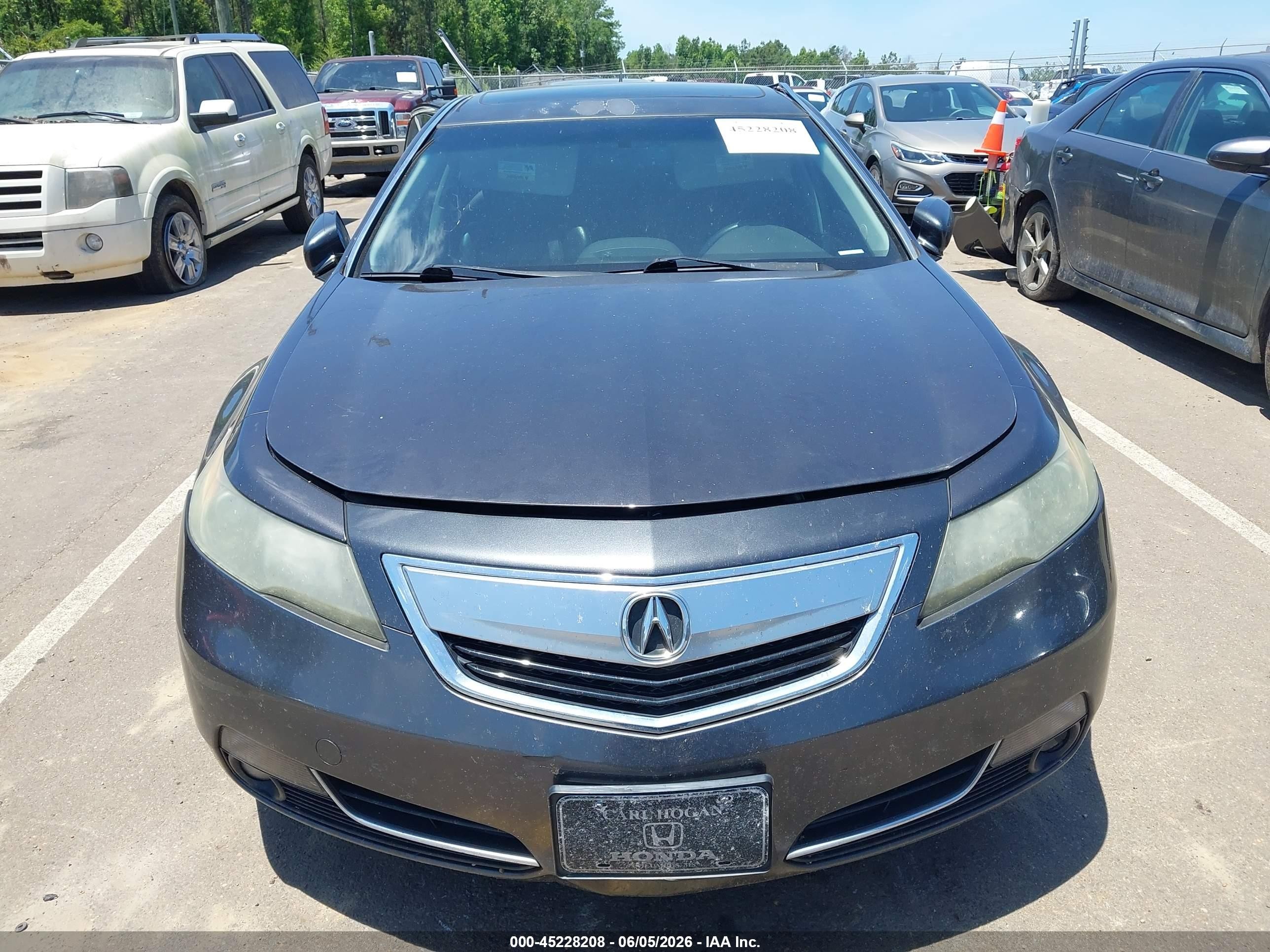 2013 Acura Tl 3.5 Gray vin: 19UUA8F51DA014930