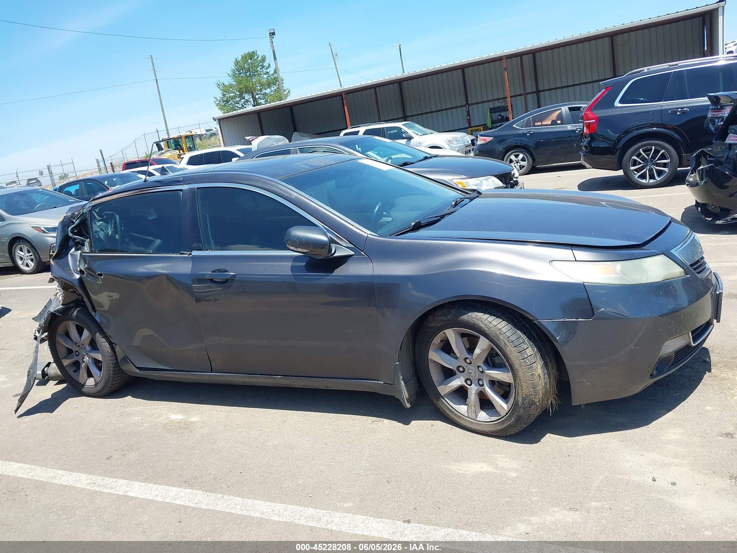 2013 Acura Tl 3.5 Gray vin: 19UUA8F51DA014930