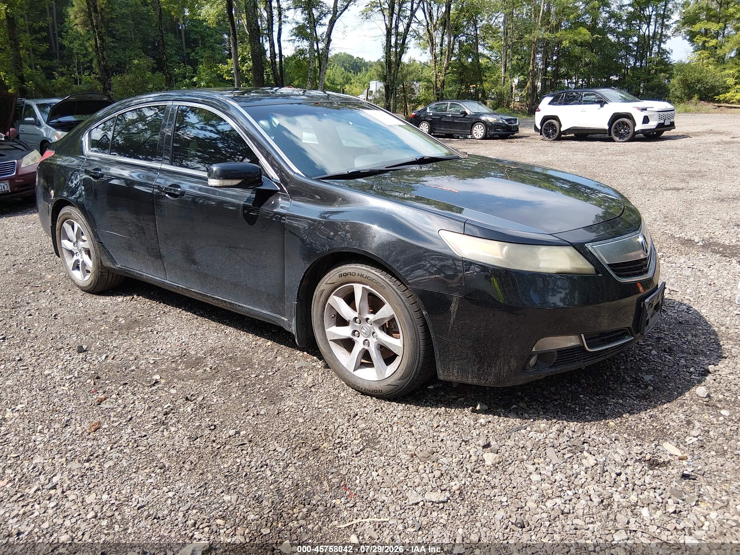 2013 Acura Tl 3.5 Black vin: 19UUA8F51DA015690