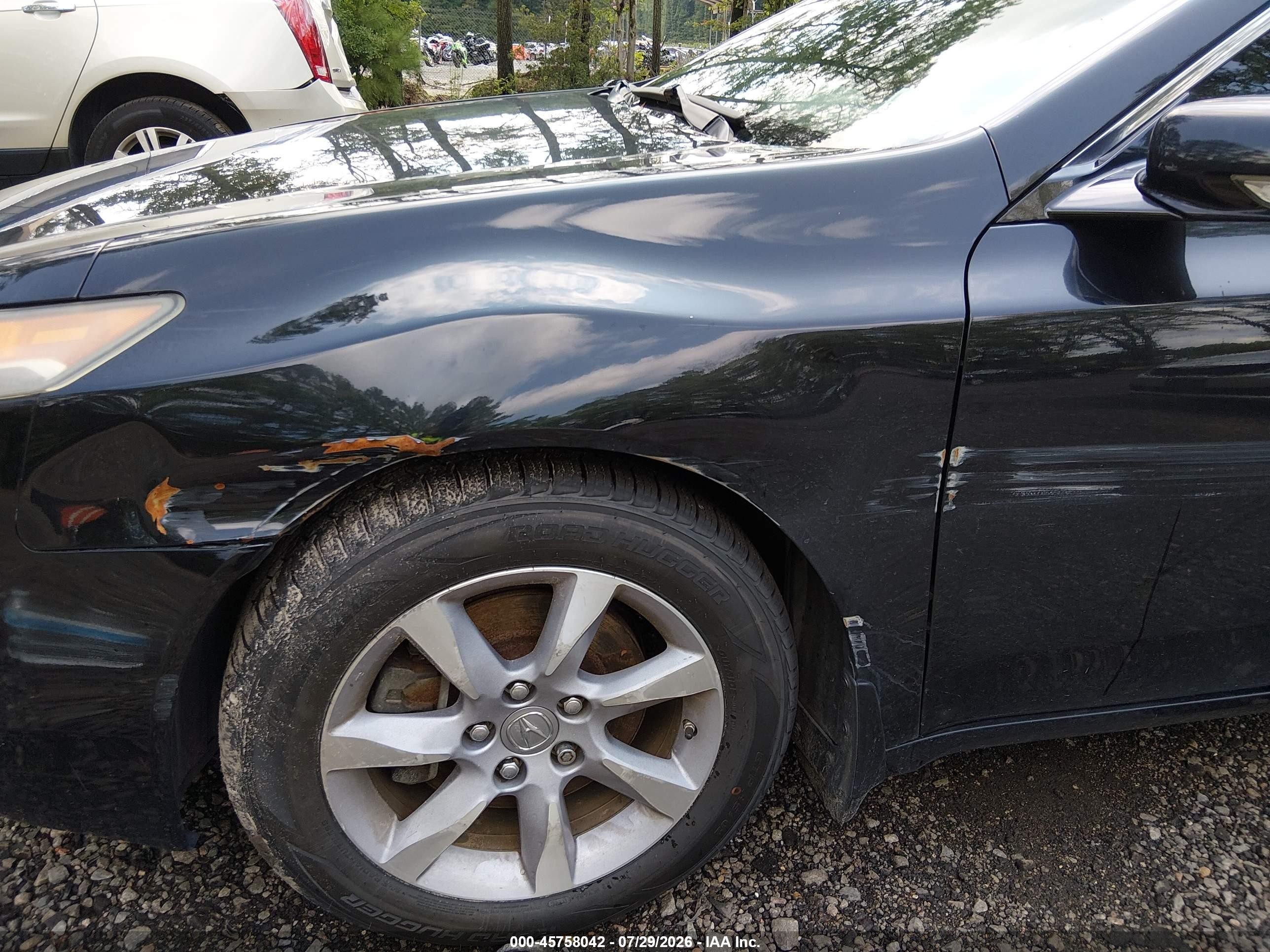 2013 Acura Tl 3.5 Black vin: 19UUA8F51DA015690