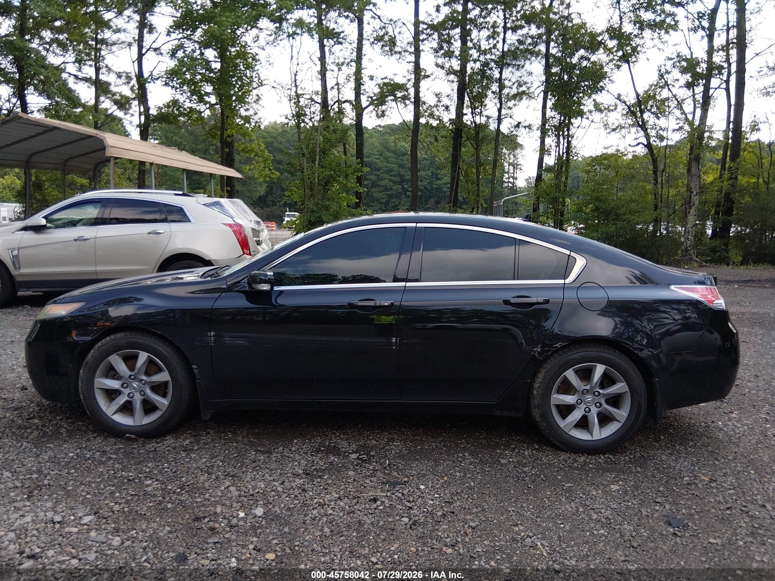 2013 Acura Tl 3.5 Black vin: 19UUA8F51DA015690
