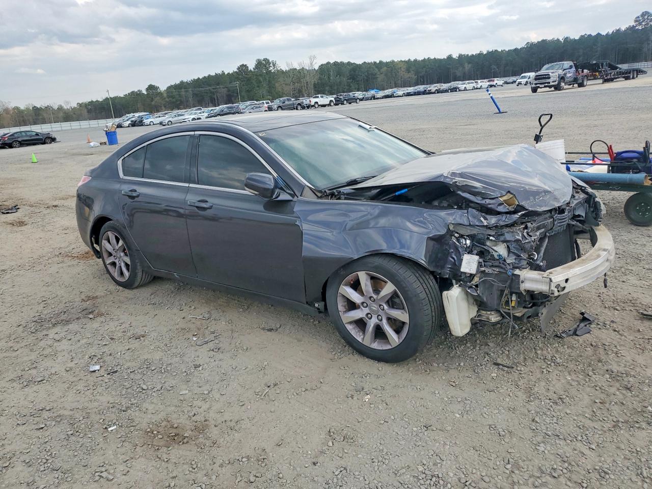 2013 Acura Tl Tech Серый vin: 19UUA8F51DA016581