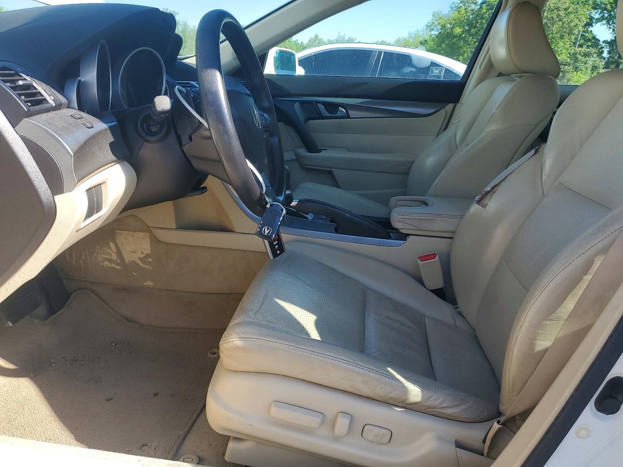 2010 Acura Tl White vin: 19UUA8F52AA007898