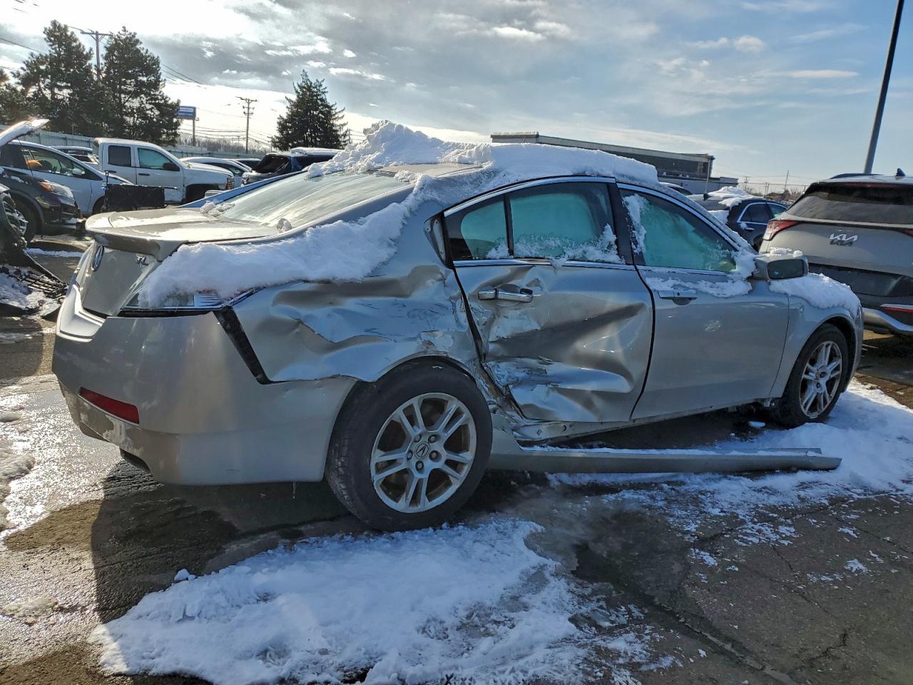 2010 Acura Tl Серебряный vin: 19UUA8F52AA008632
