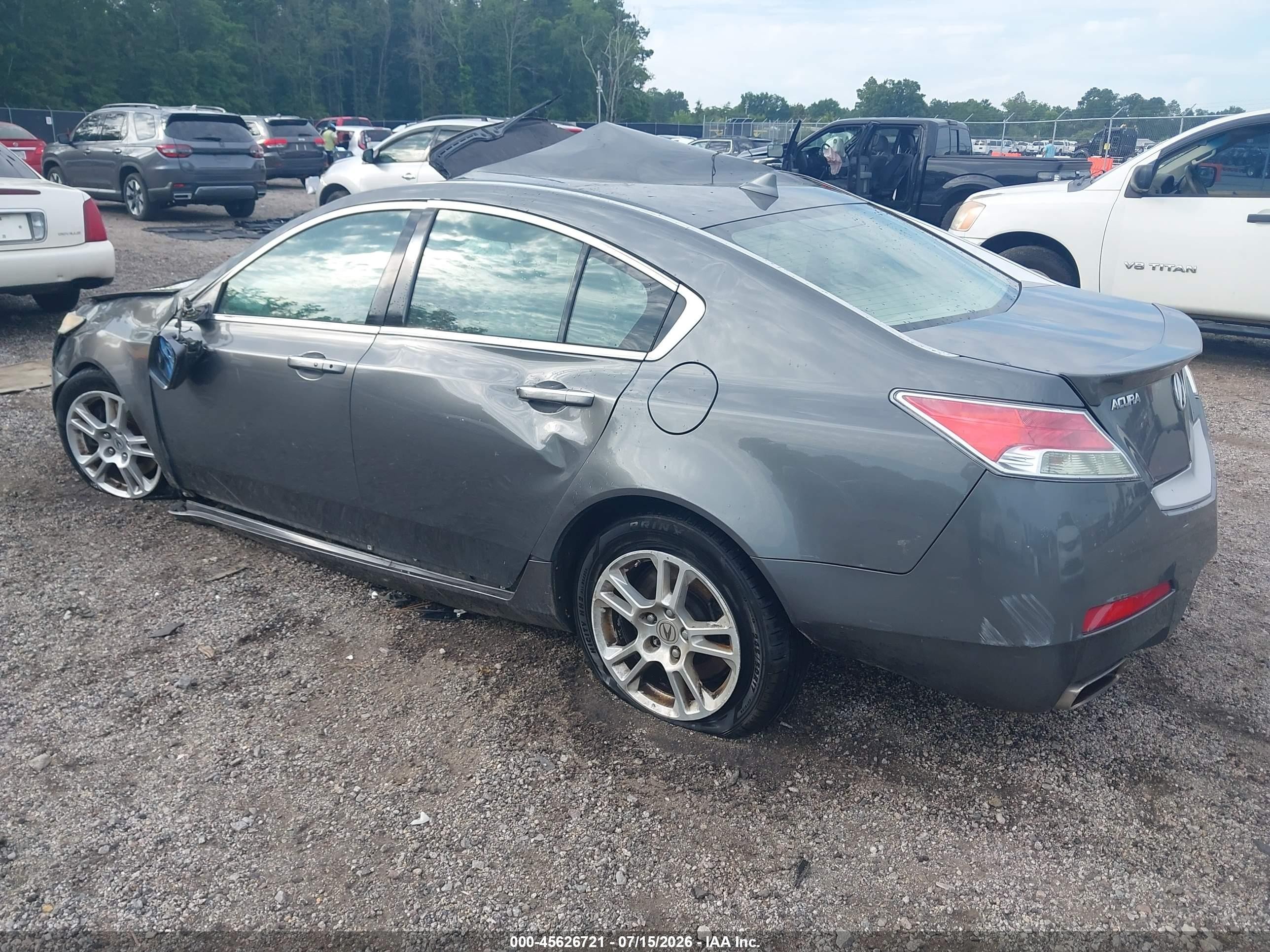 2010 Acura Tl 3.5 Gray vin: 19UUA8F52AA009103