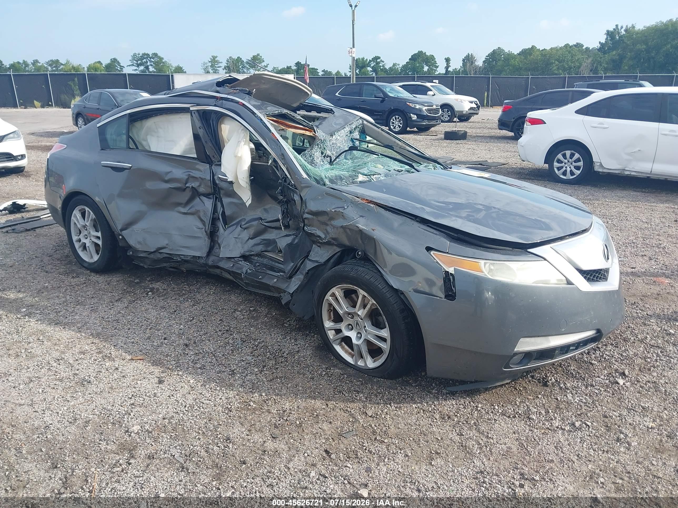 2010 Acura Tl 3.5 Gray vin: 19UUA8F52AA009103