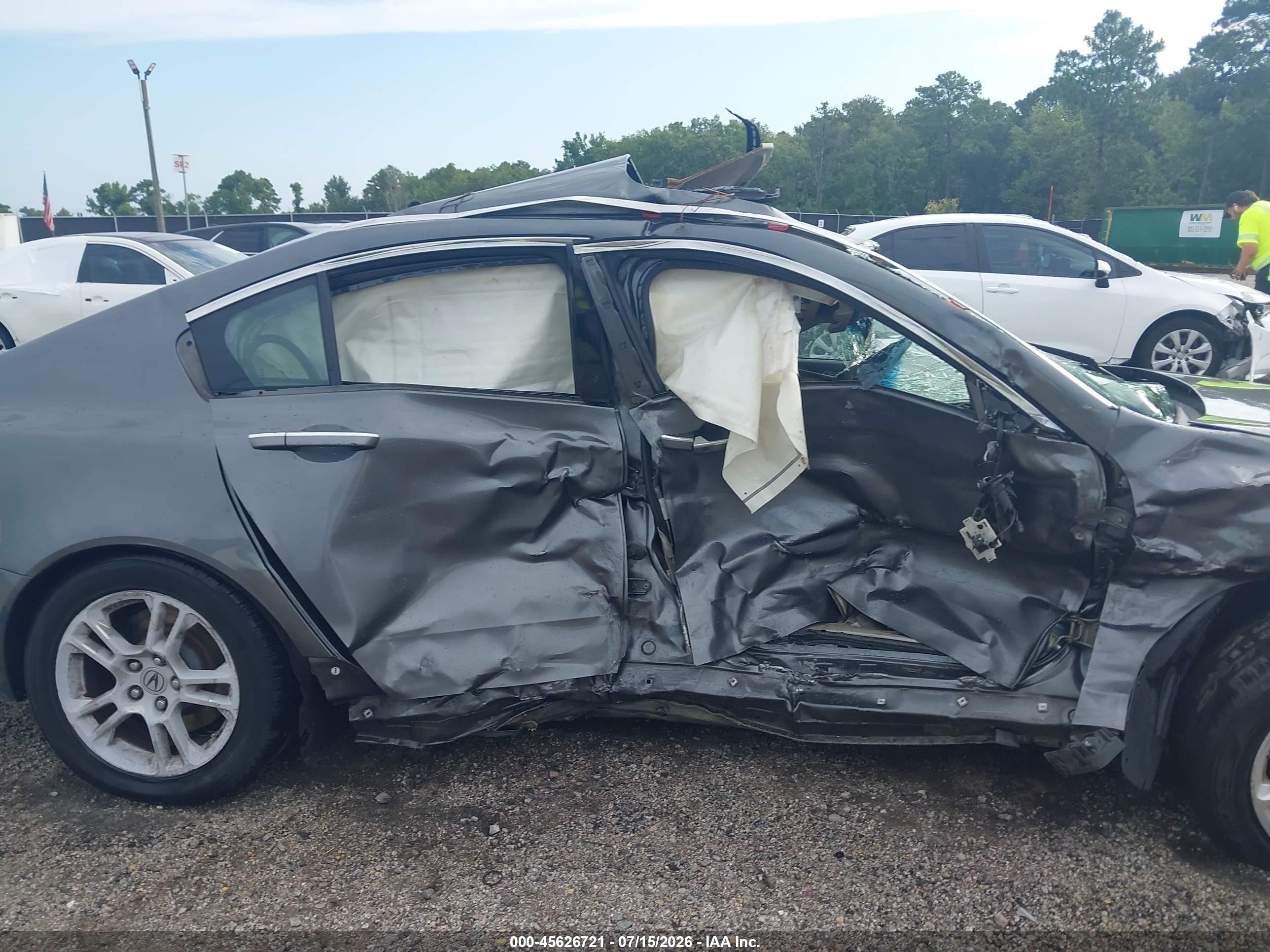 2010 Acura Tl 3.5 Gray vin: 19UUA8F52AA009103