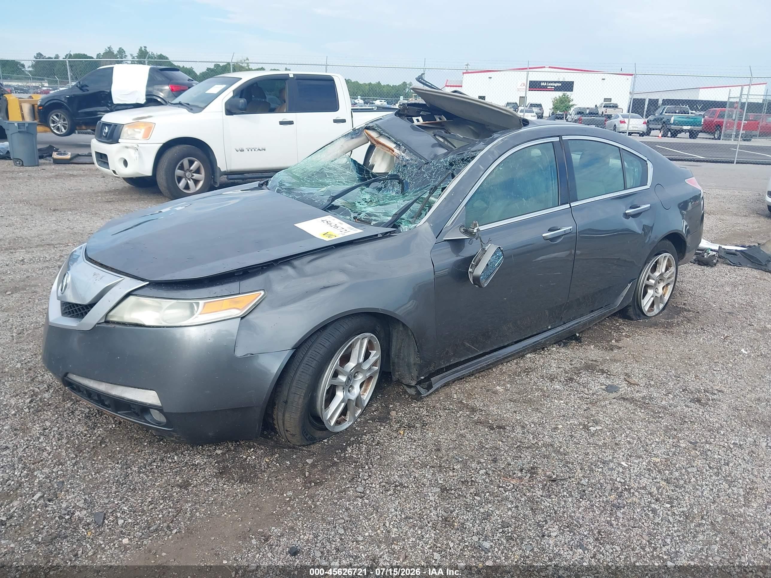 2010 Acura Tl 3.5 Gray vin: 19UUA8F52AA009103