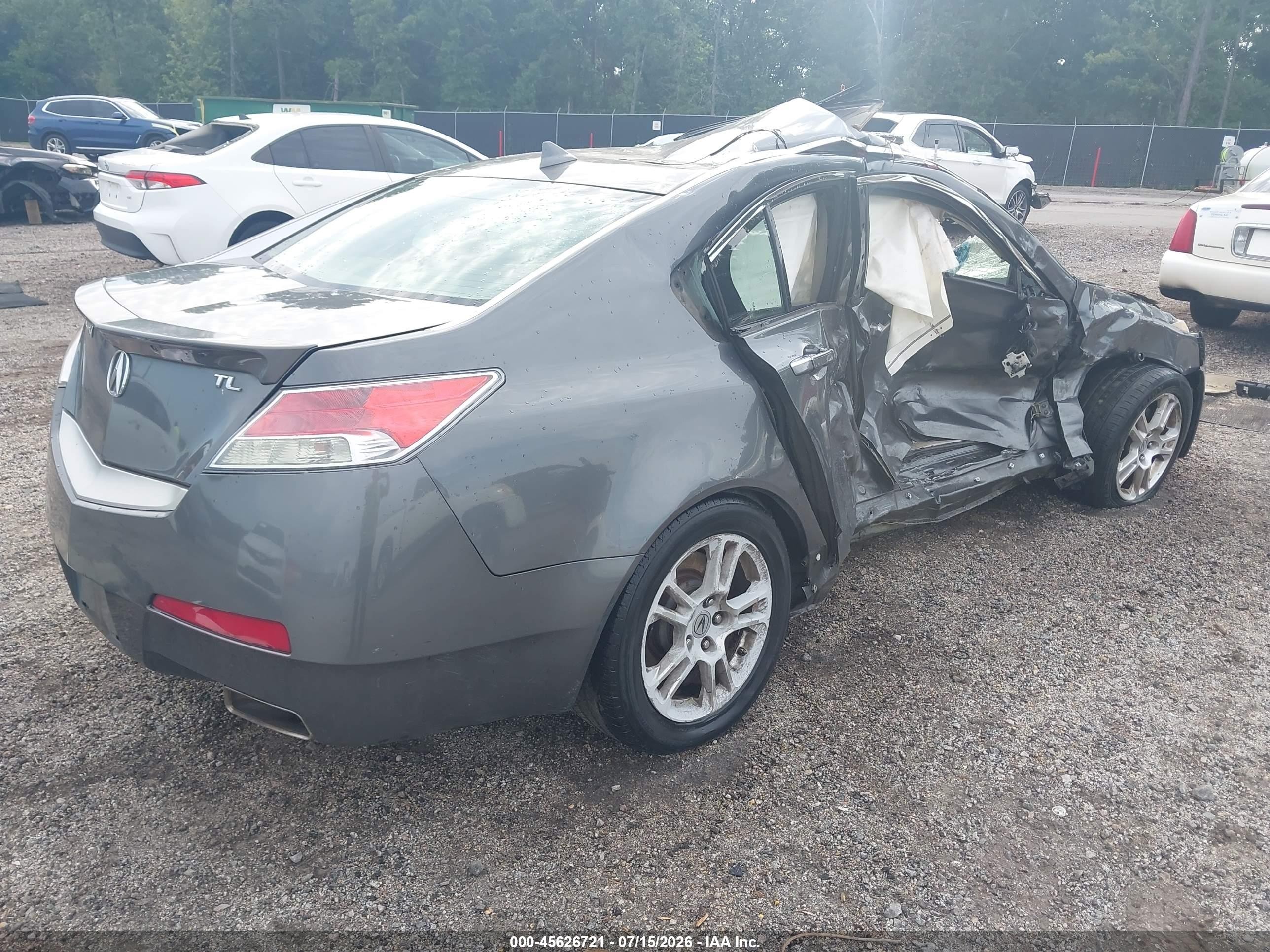 2010 Acura Tl 3.5 Gray vin: 19UUA8F52AA009103