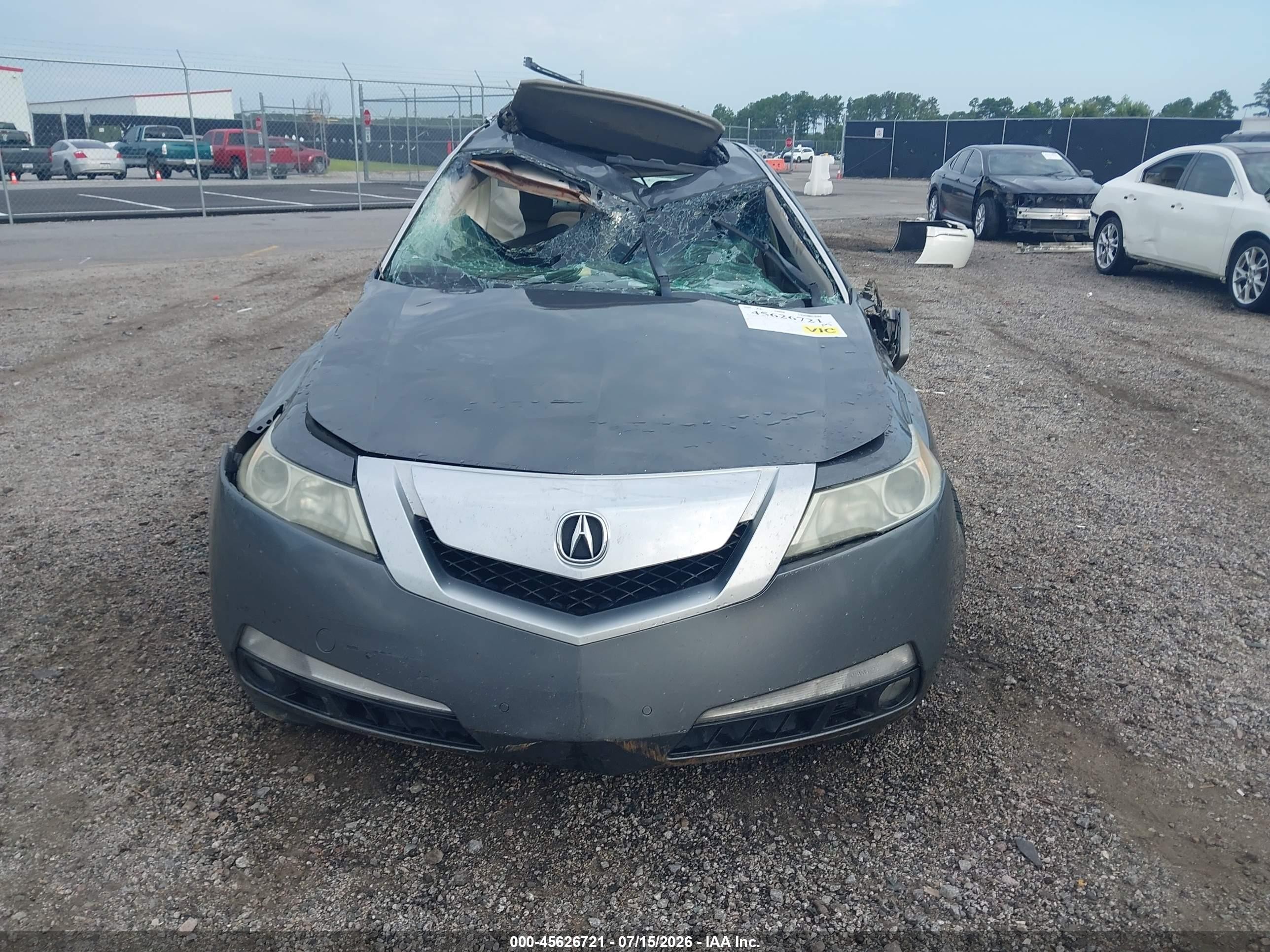 2010 Acura Tl 3.5 Gray vin: 19UUA8F52AA009103