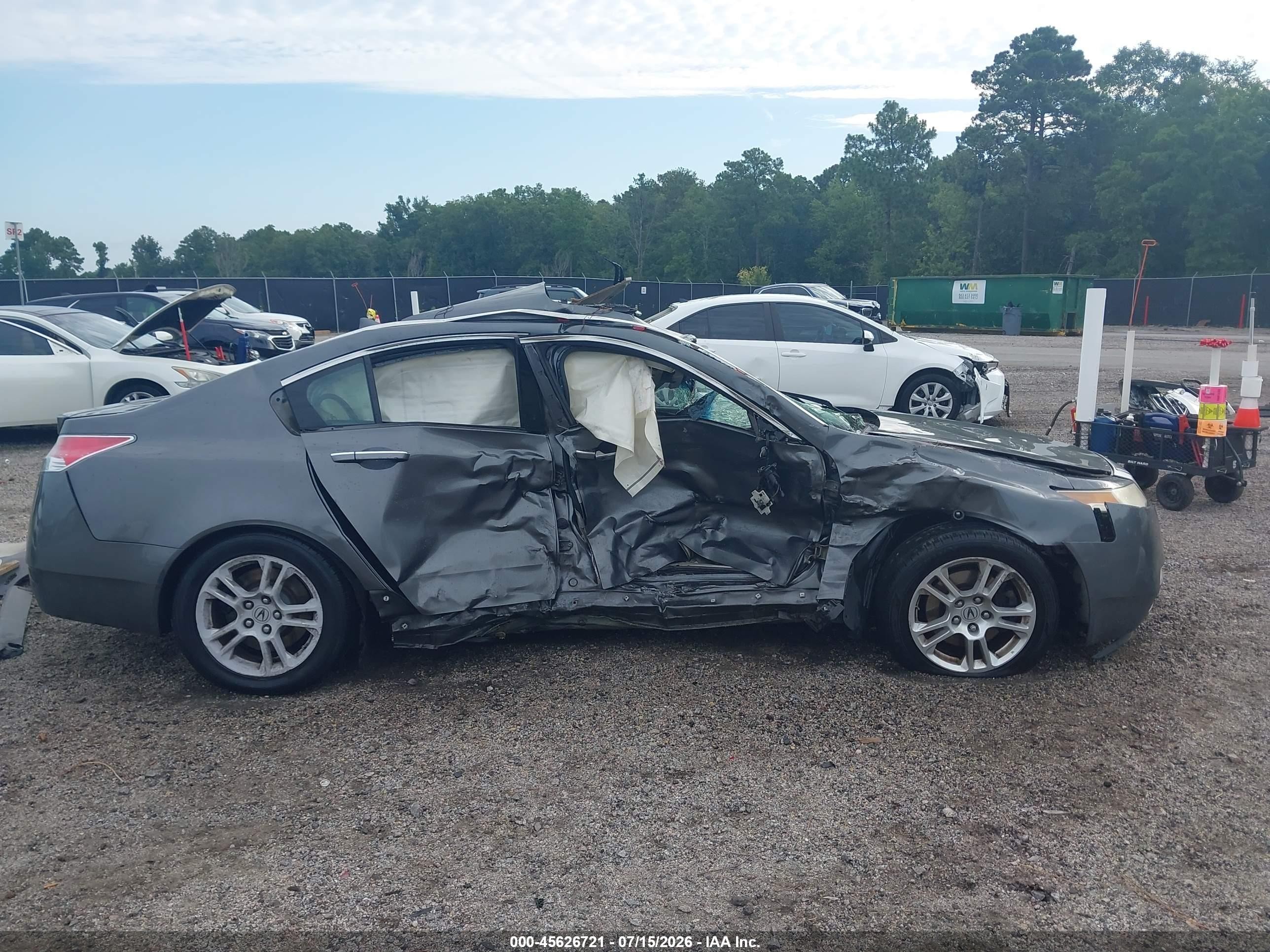 2010 Acura Tl 3.5 Gray vin: 19UUA8F52AA009103