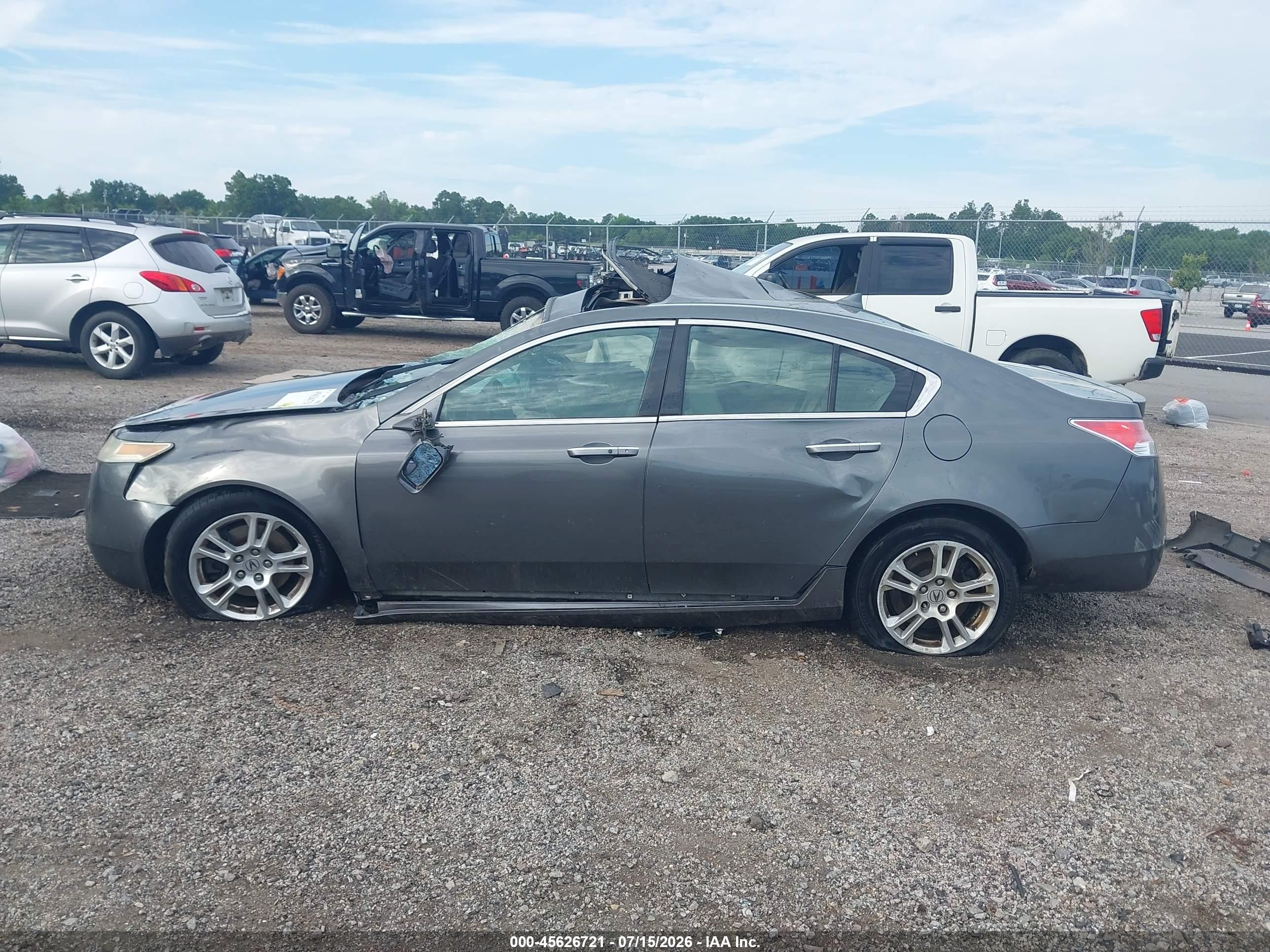 2010 Acura Tl 3.5 Gray vin: 19UUA8F52AA009103