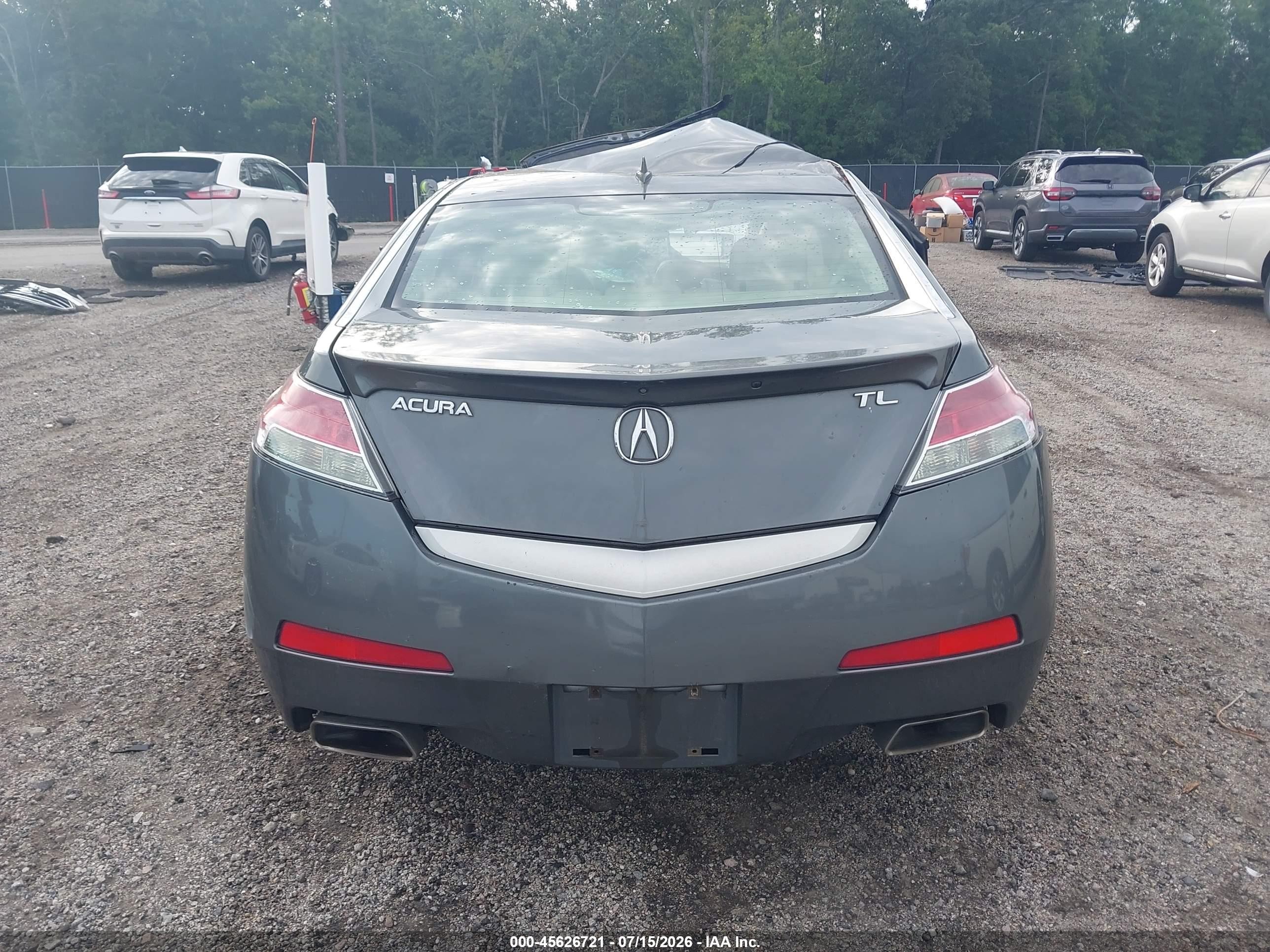2010 Acura Tl 3.5 Gray vin: 19UUA8F52AA009103