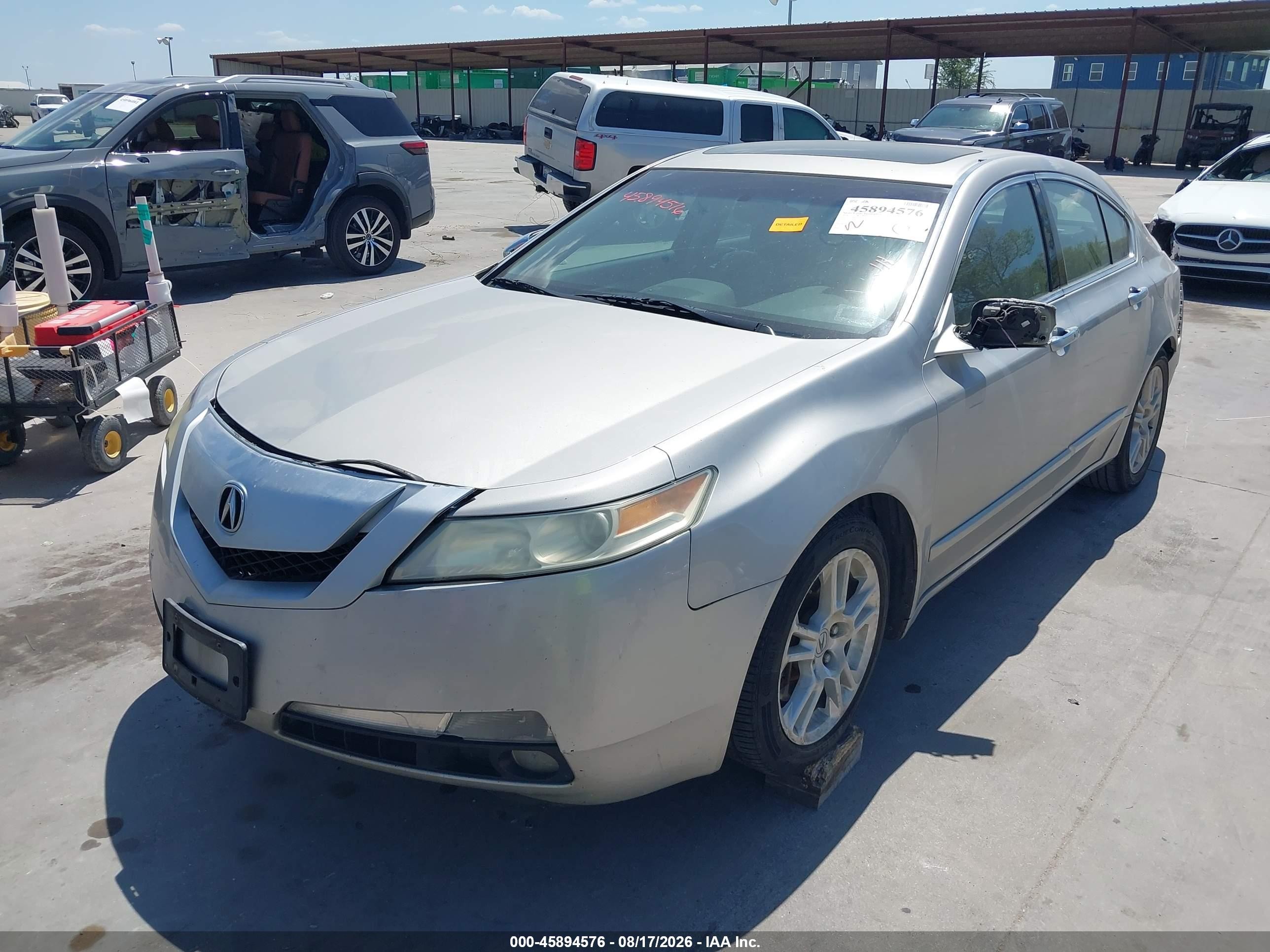 2010 Acura Tl 3.5 Silver vin: 19UUA8F52AA011529