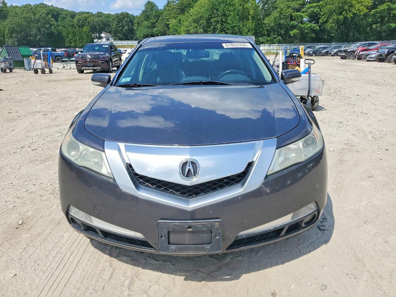 2010 Acura Tl Gray vin: 19UUA8F52AA012843