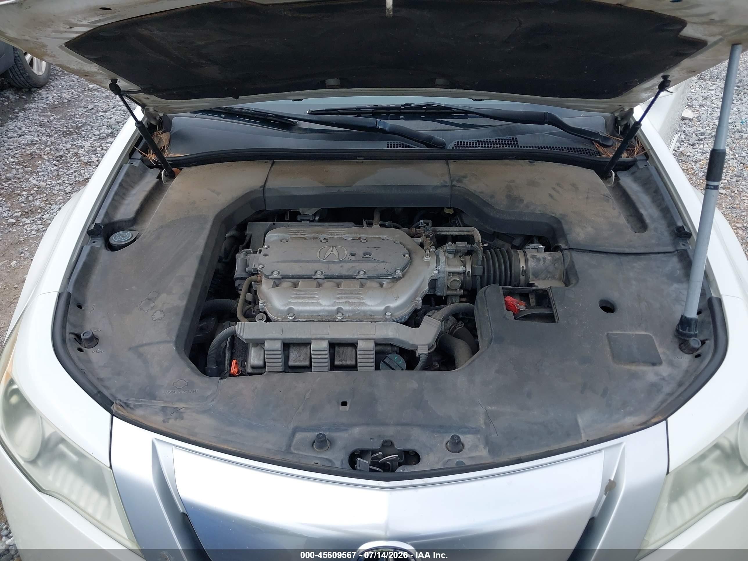 2010 Acura Tl 3.5 White vin: 19UUA8F52AA020229