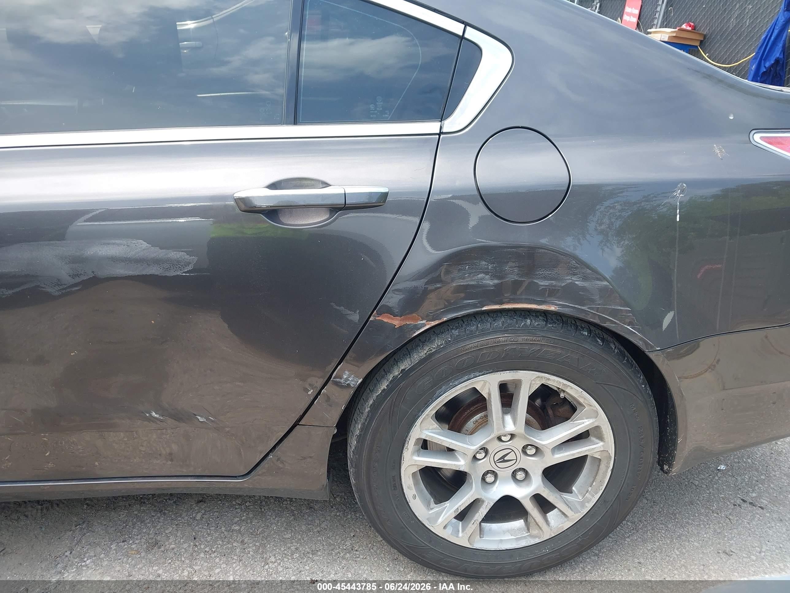 2011 Acura Tl 3.5 Серый vin: 19UUA8F52BA005473