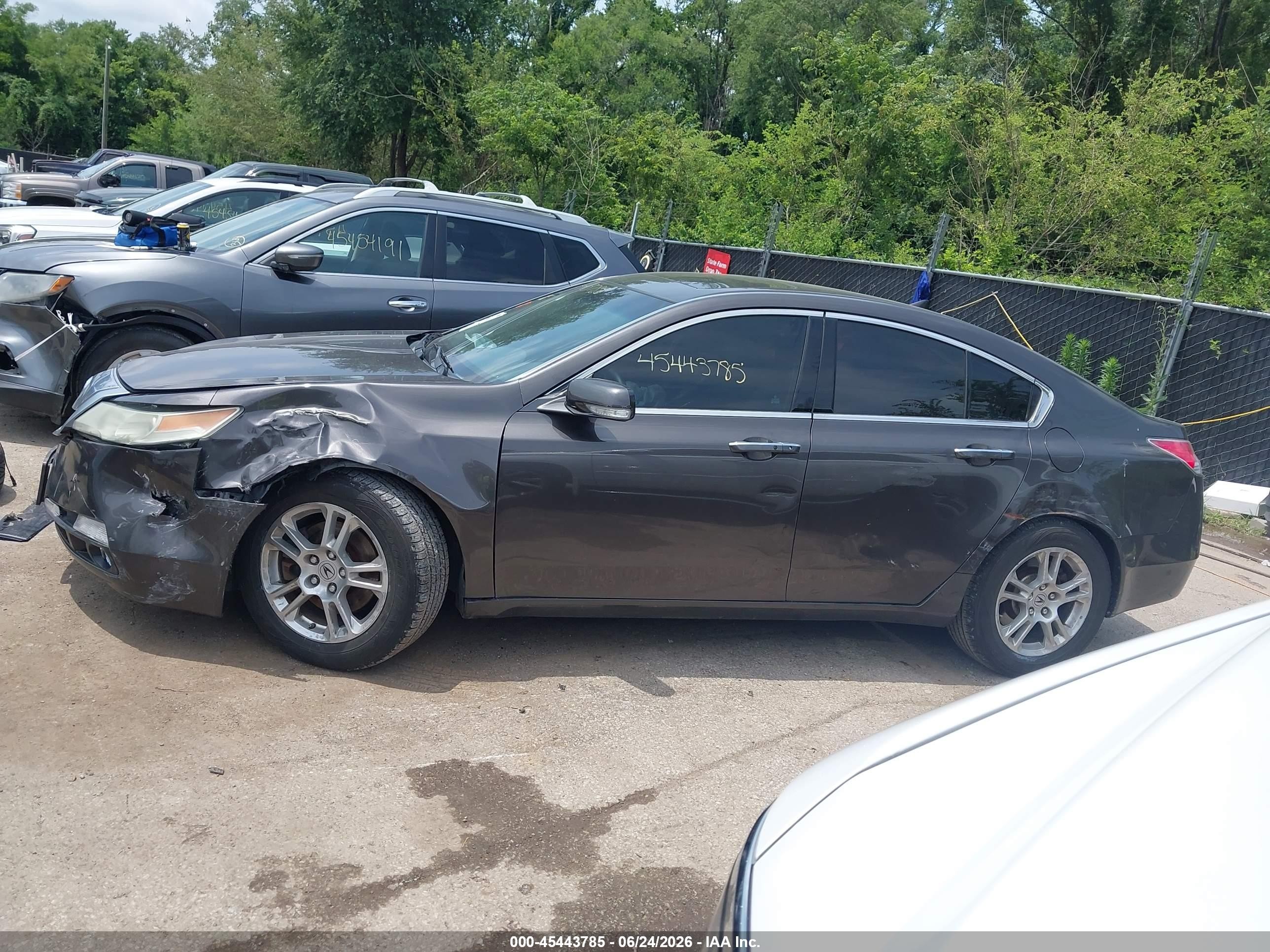 2011 Acura Tl 3.5 Серый vin: 19UUA8F52BA005473