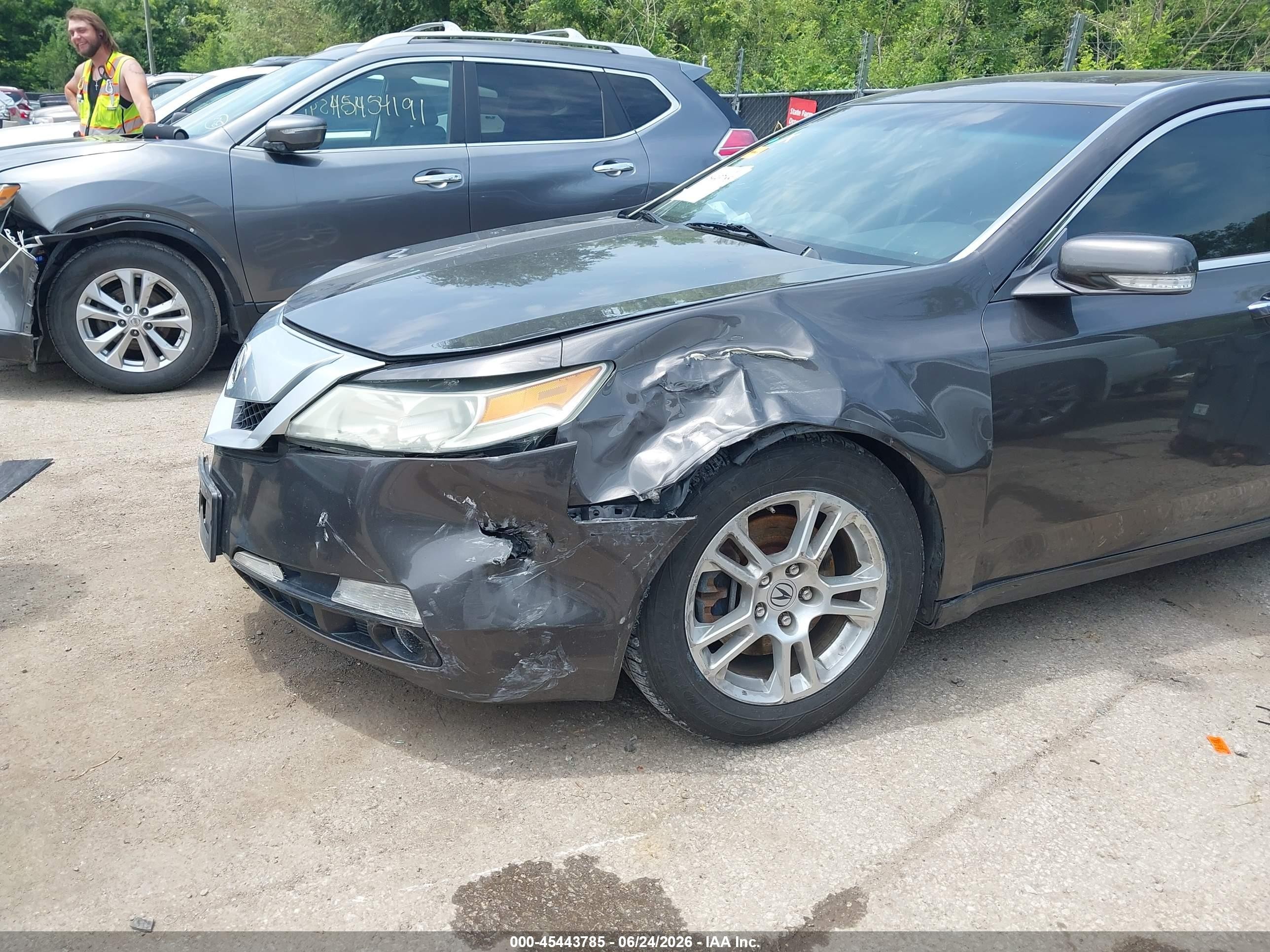 2011 Acura Tl 3.5 Серый vin: 19UUA8F52BA005473