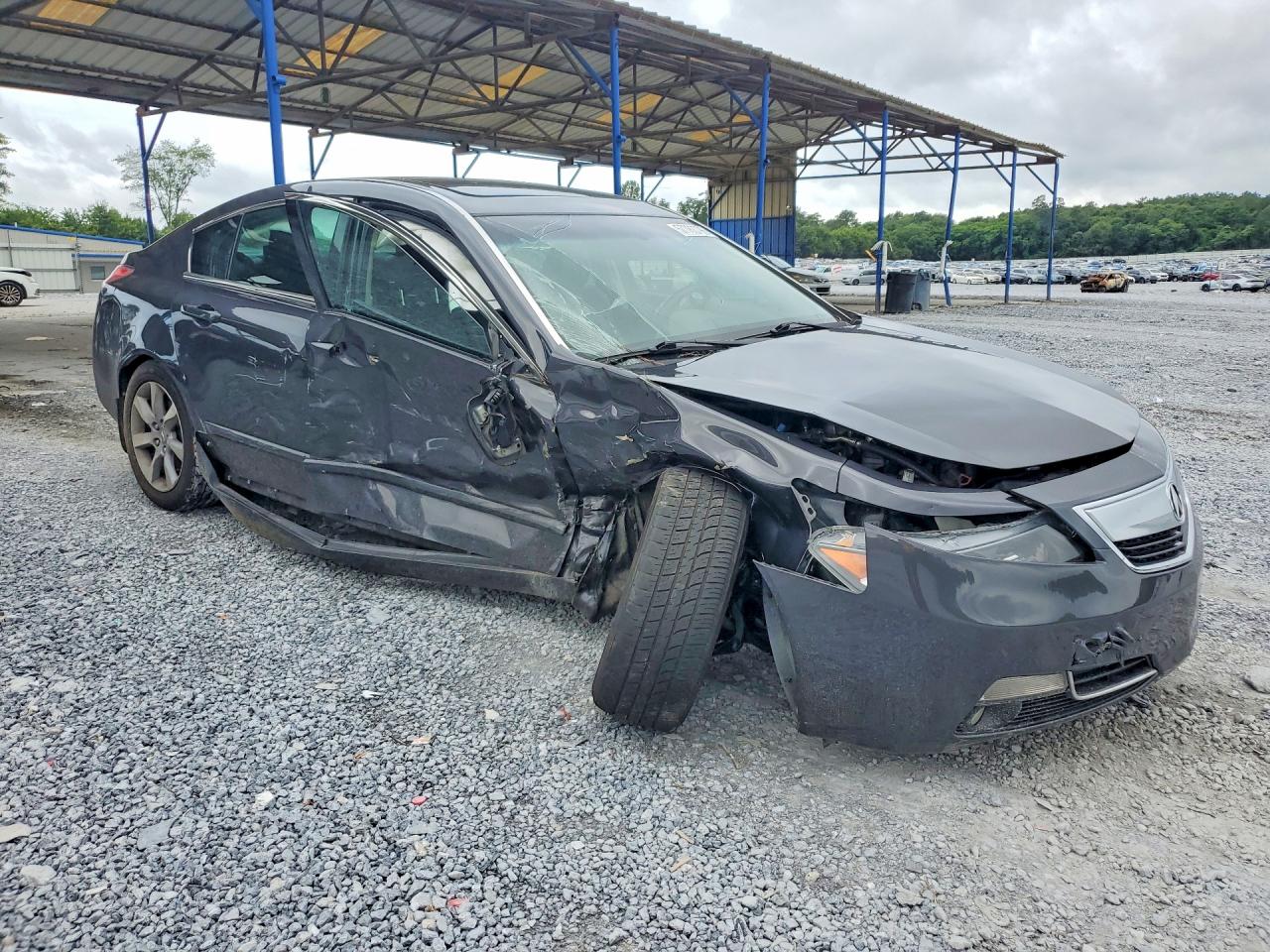 2012 Acura Tl Charcoal vin: 19UUA8F52CA014675