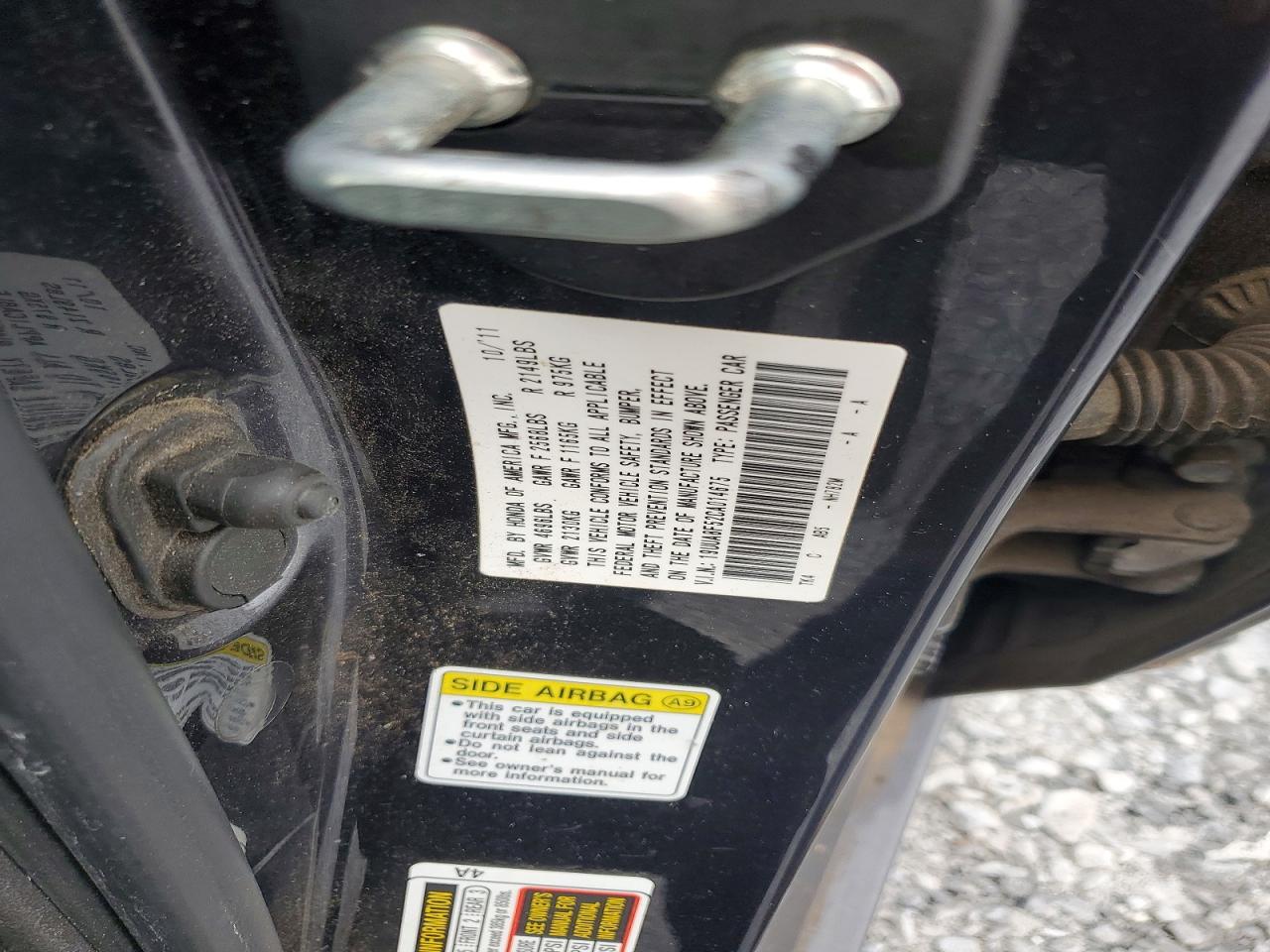 2012 Acura Tl Charcoal vin: 19UUA8F52CA014675