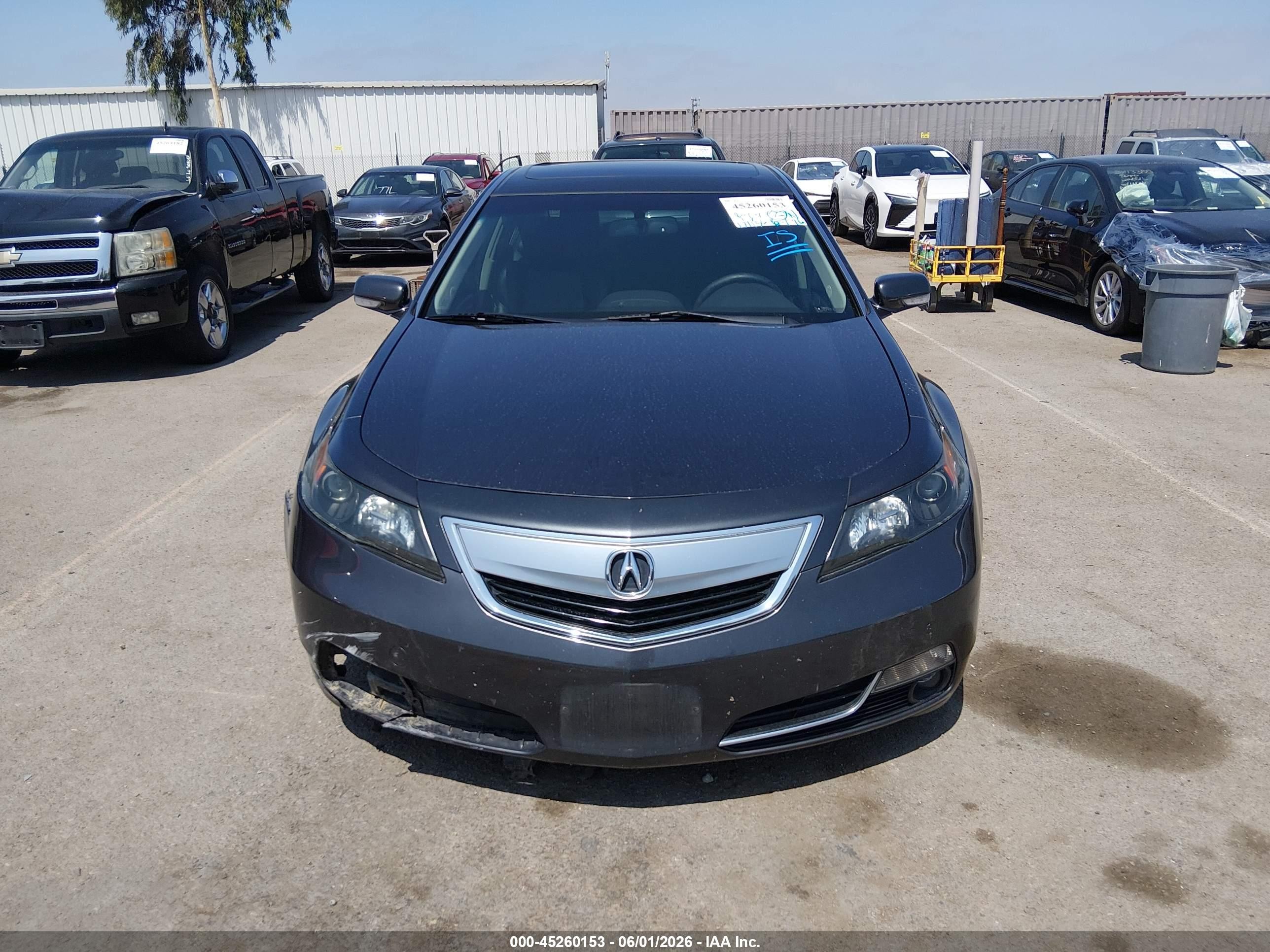 2012 Acura Tl 3.5 Black vin: 19UUA8F52CA021402
