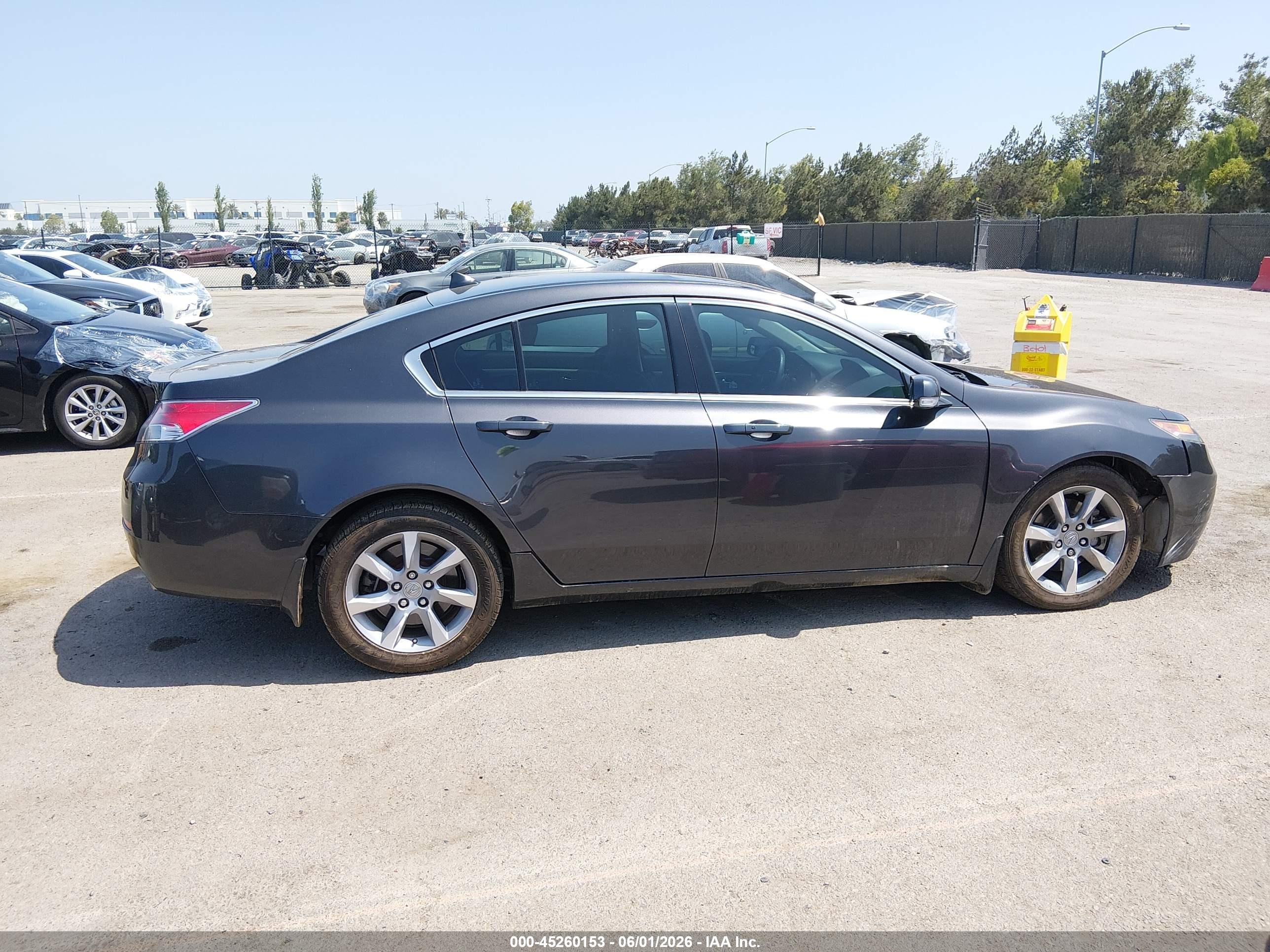 2012 Acura Tl 3.5 Black vin: 19UUA8F52CA021402
