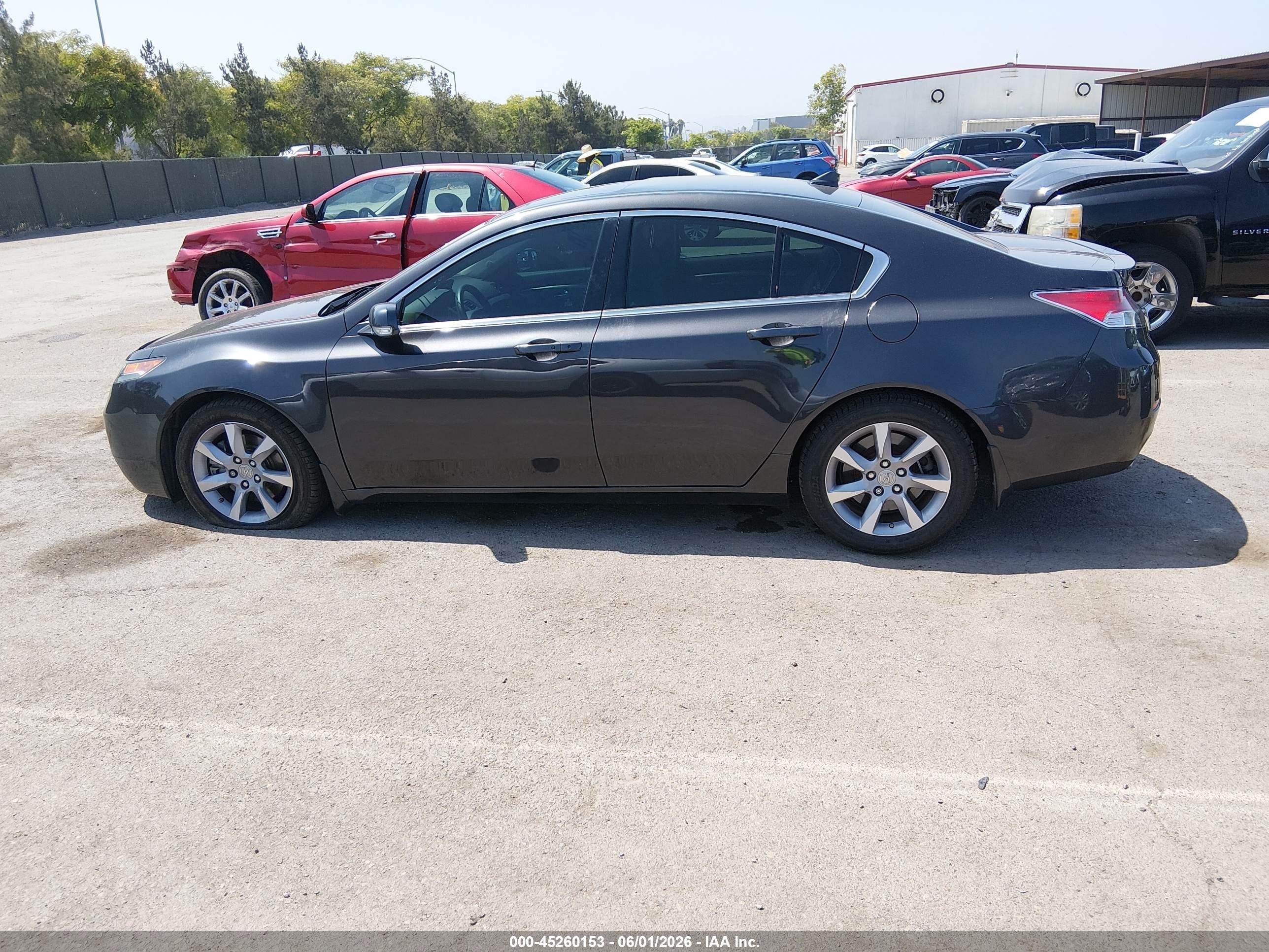 2012 Acura Tl 3.5 Black vin: 19UUA8F52CA021402