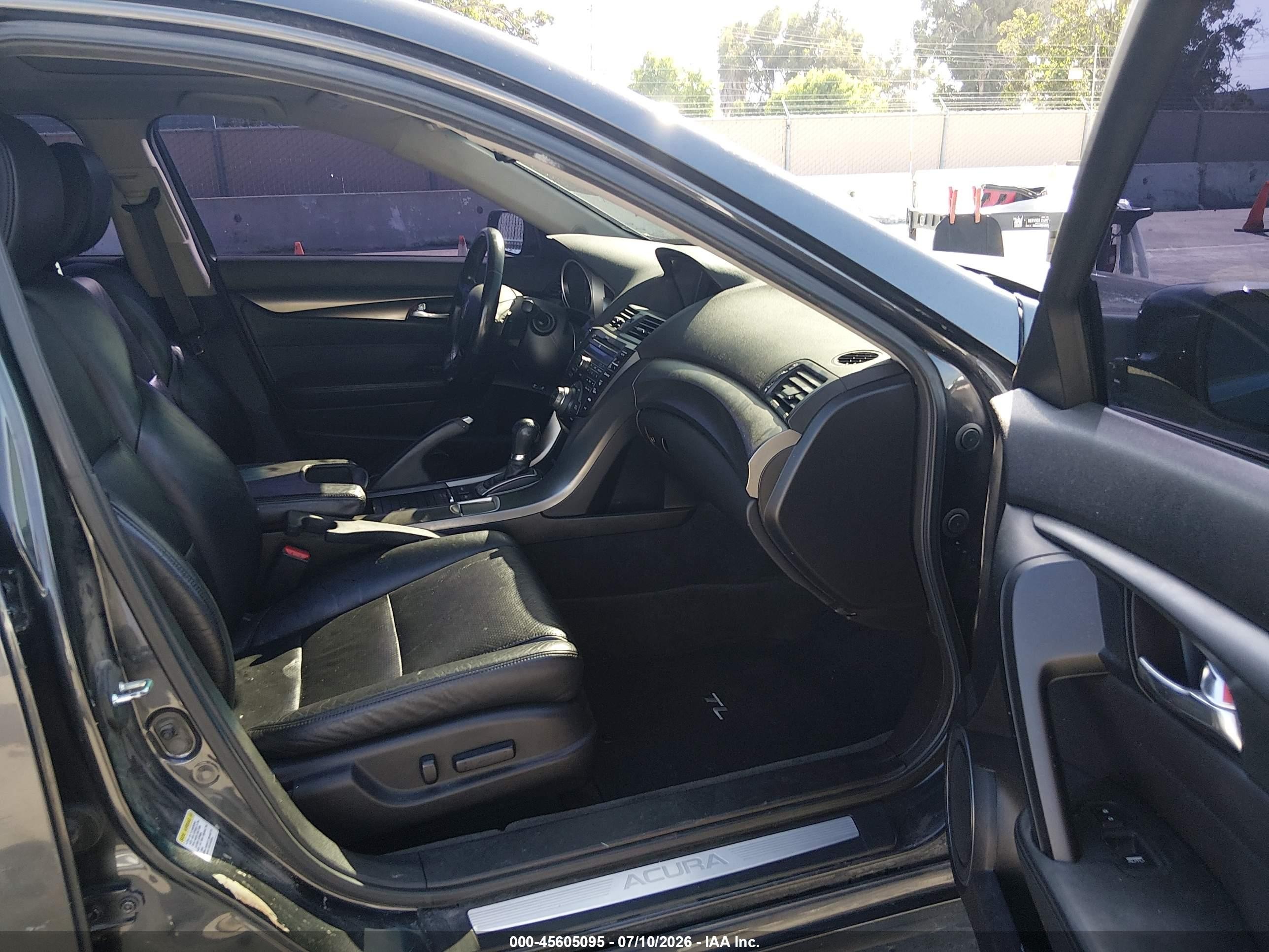 2012 Acura Tl 3.5 Черный vin: 19UUA8F52CA023960