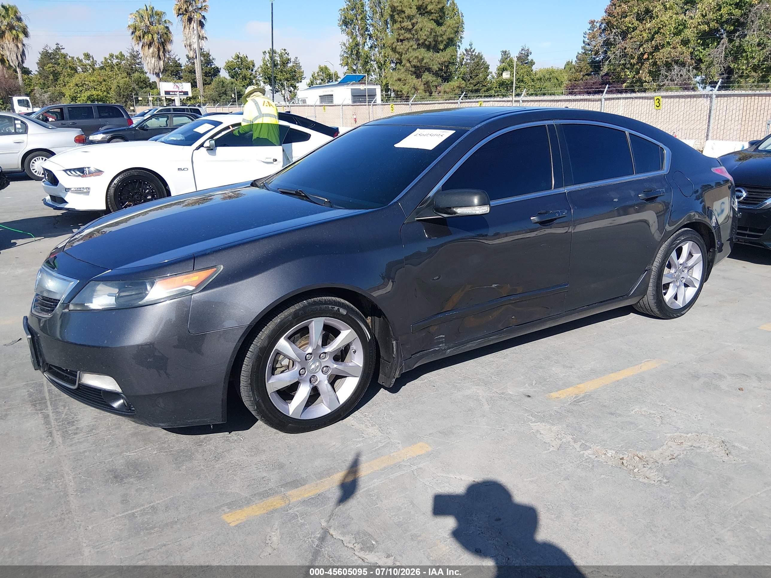 2012 Acura Tl 3.5 Черный vin: 19UUA8F52CA023960