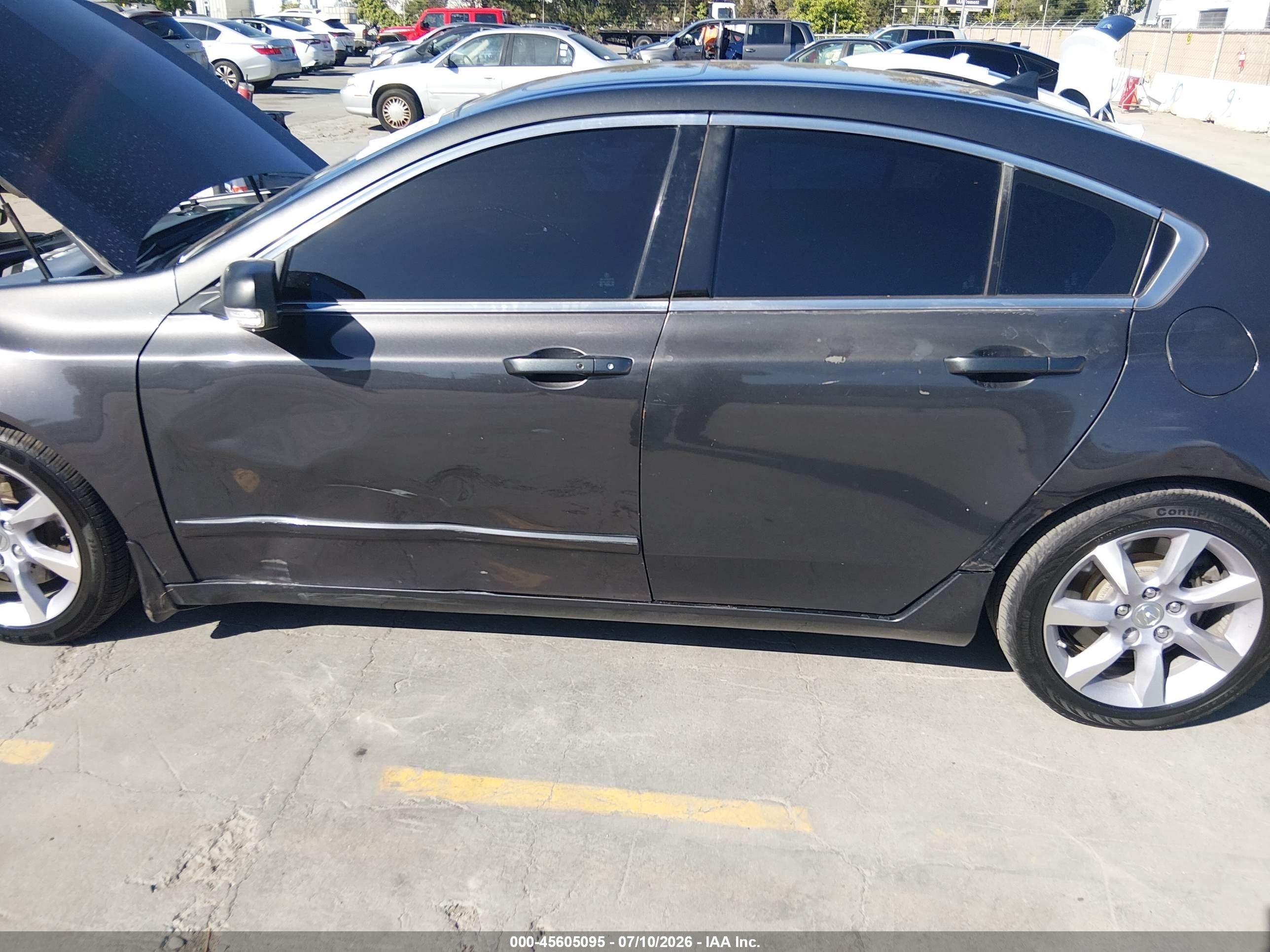 2012 Acura Tl 3.5 Черный vin: 19UUA8F52CA023960