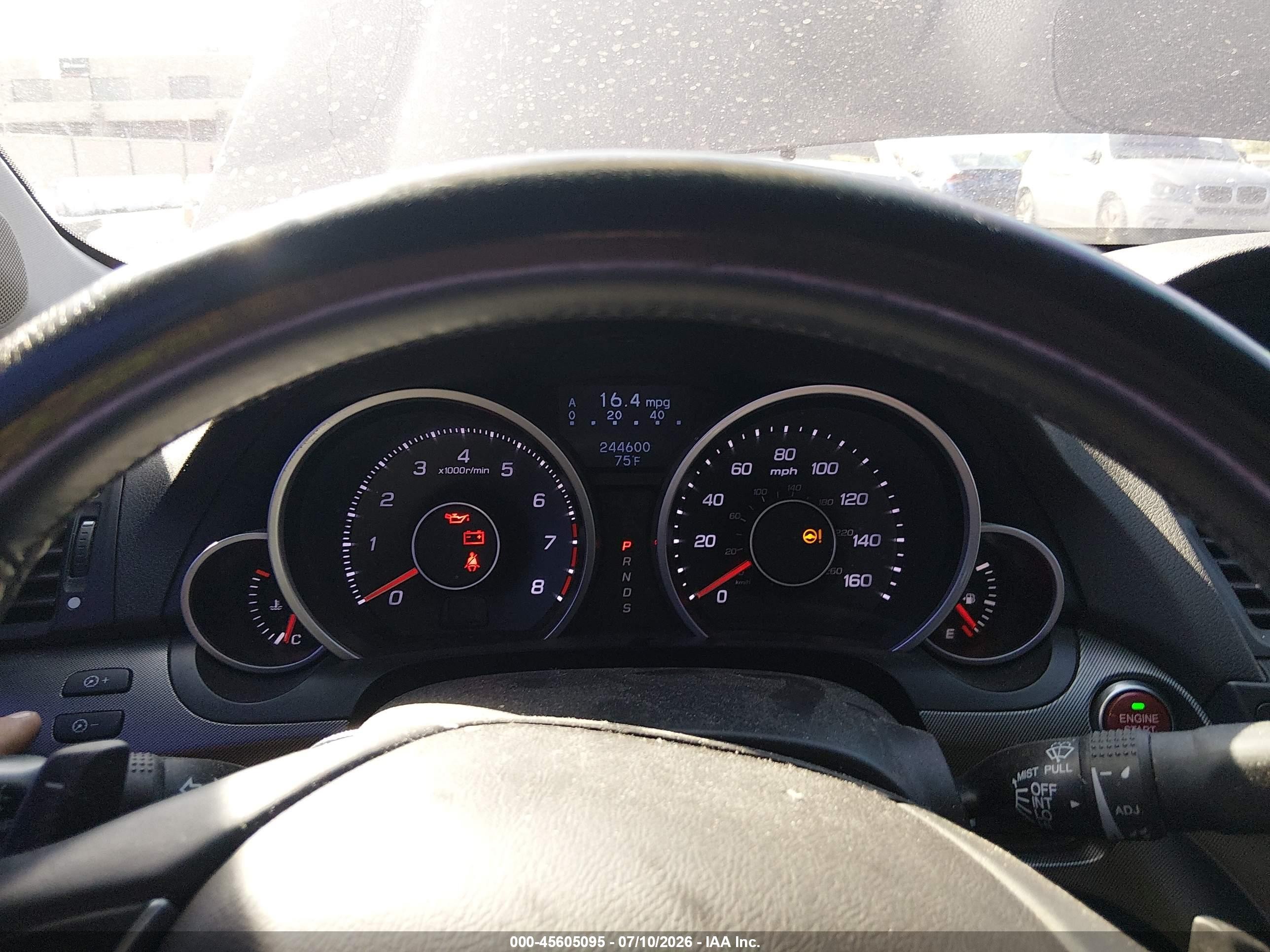 2012 Acura Tl 3.5 Черный vin: 19UUA8F52CA023960
